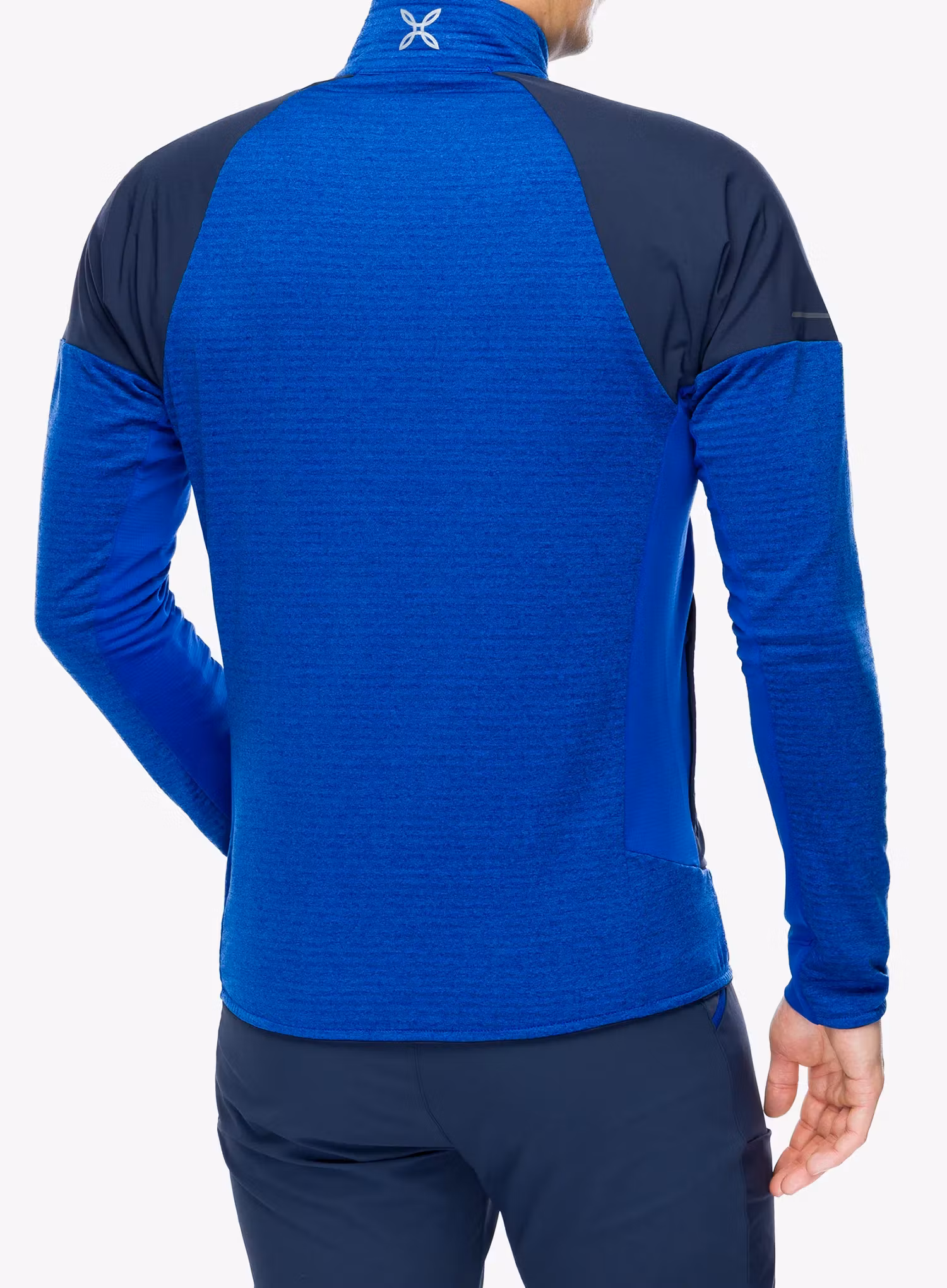Mikina bez kapucne Montura Thermal Grid 2 Maglia - b.blue/graphite blue