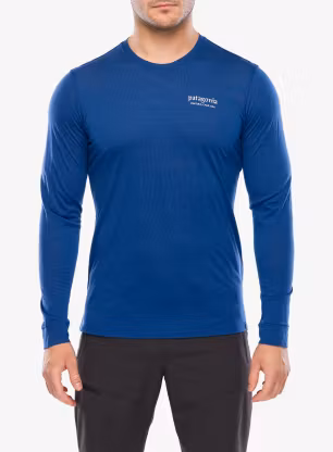 PatagoniaLSCapCoolMerinoGraphicShirtheritageheaderclementblue198077691907a.webp