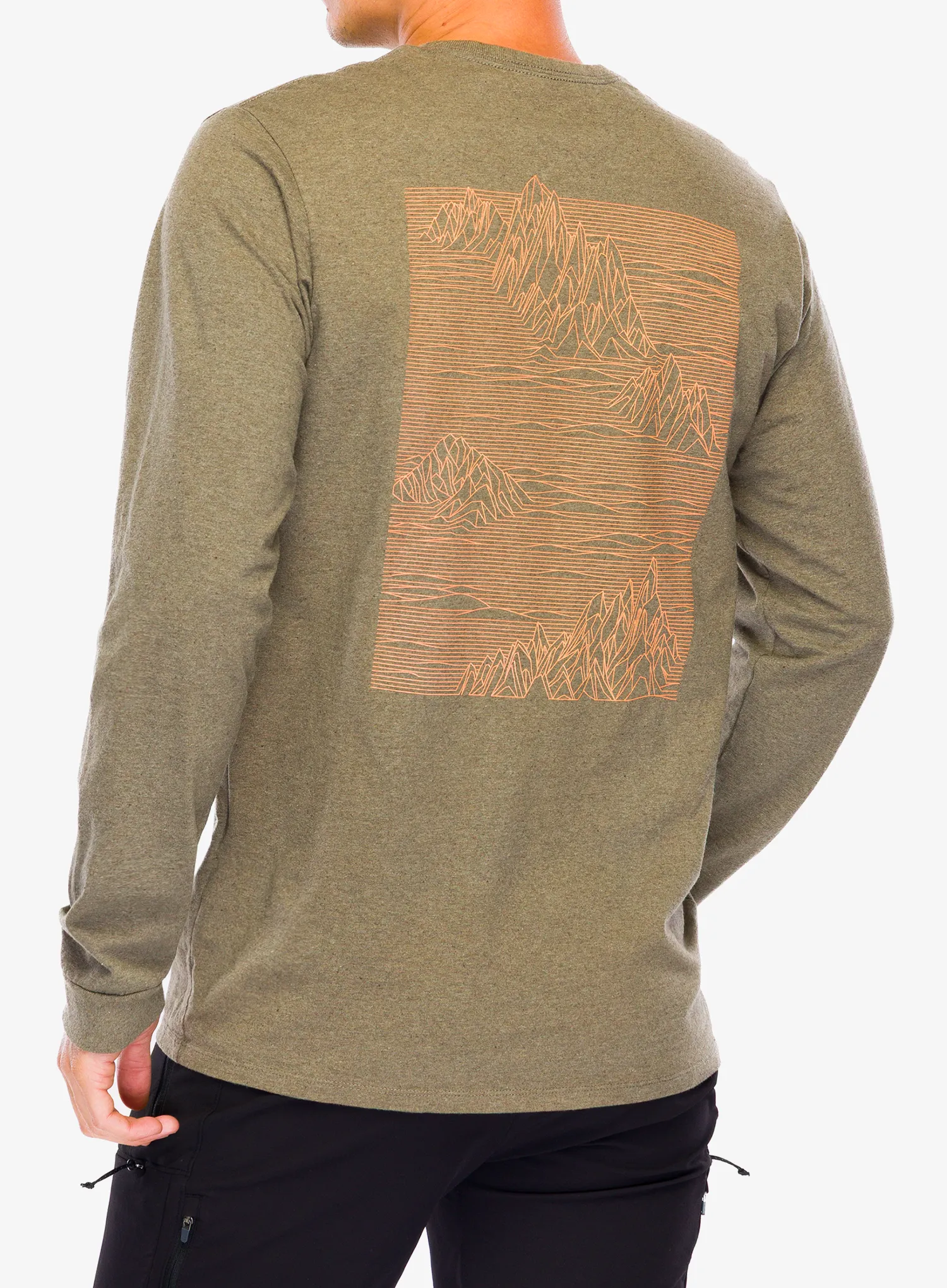 Mikina bez kapucne Patagonia L/S Strataspire Responsibili-Tee - wing grey