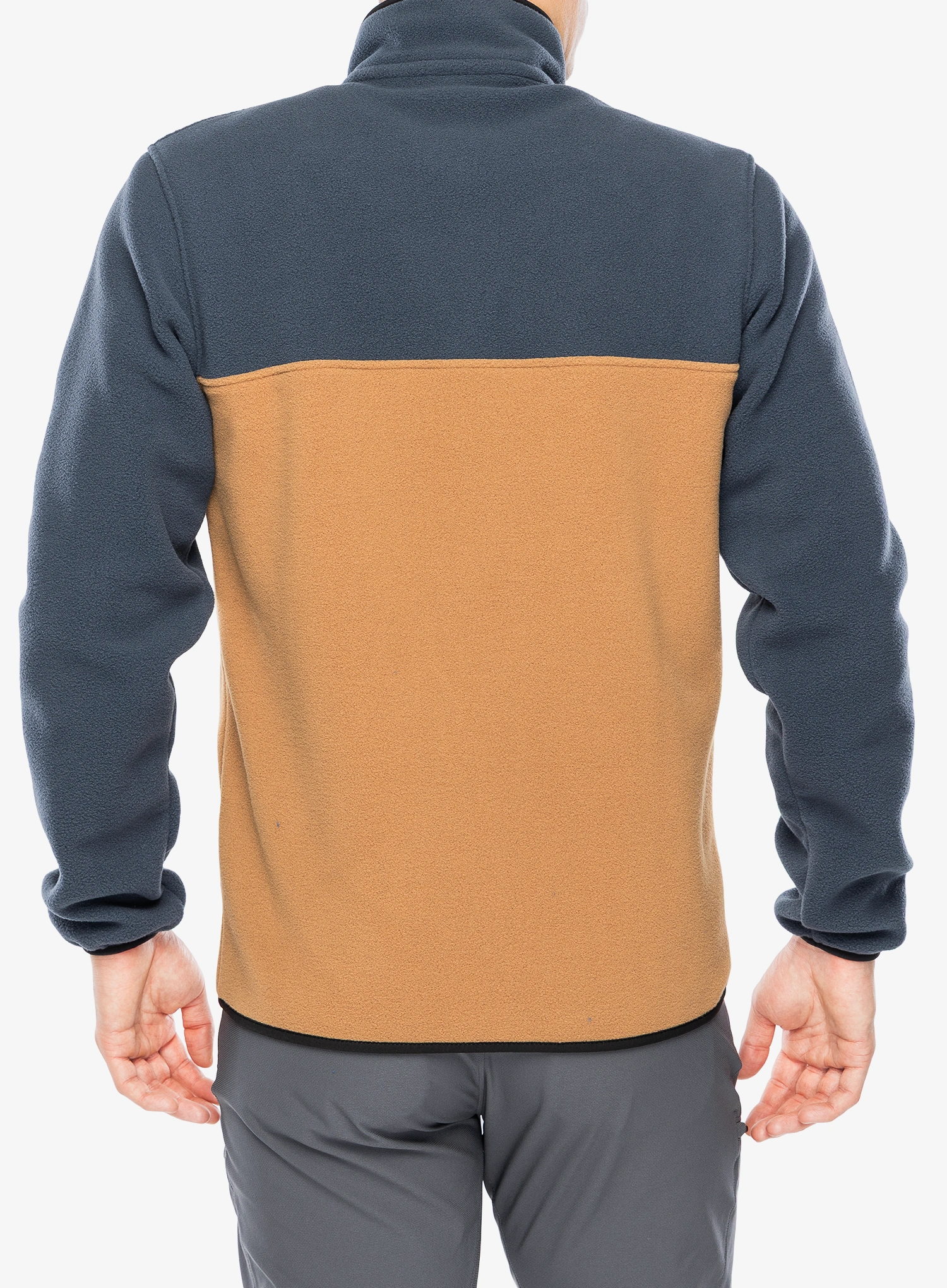 Mikina bez kapucne Patagonia Lightweight Synch Snap-T Pullover - deer brown