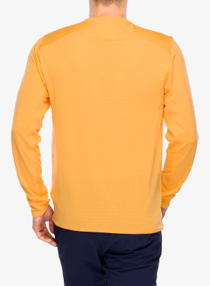 Mikina bez kapucne Peak Performance Freelight Polartec Grid - blazing orange
