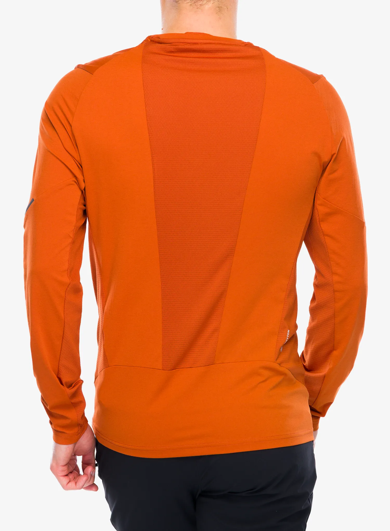 Mikina bez kapucne Salewa Pedroc Dry L/S Tee - bombay brown