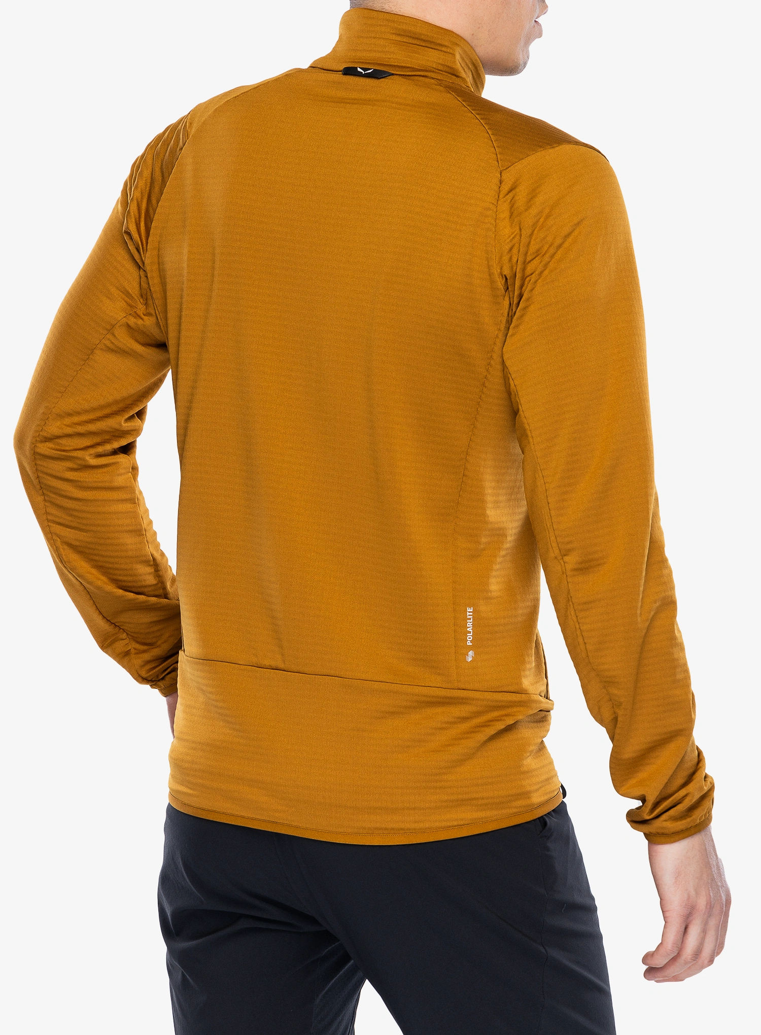 Mikina bez kapucne Salewa Puez Altavia PL Jacket - golden brown