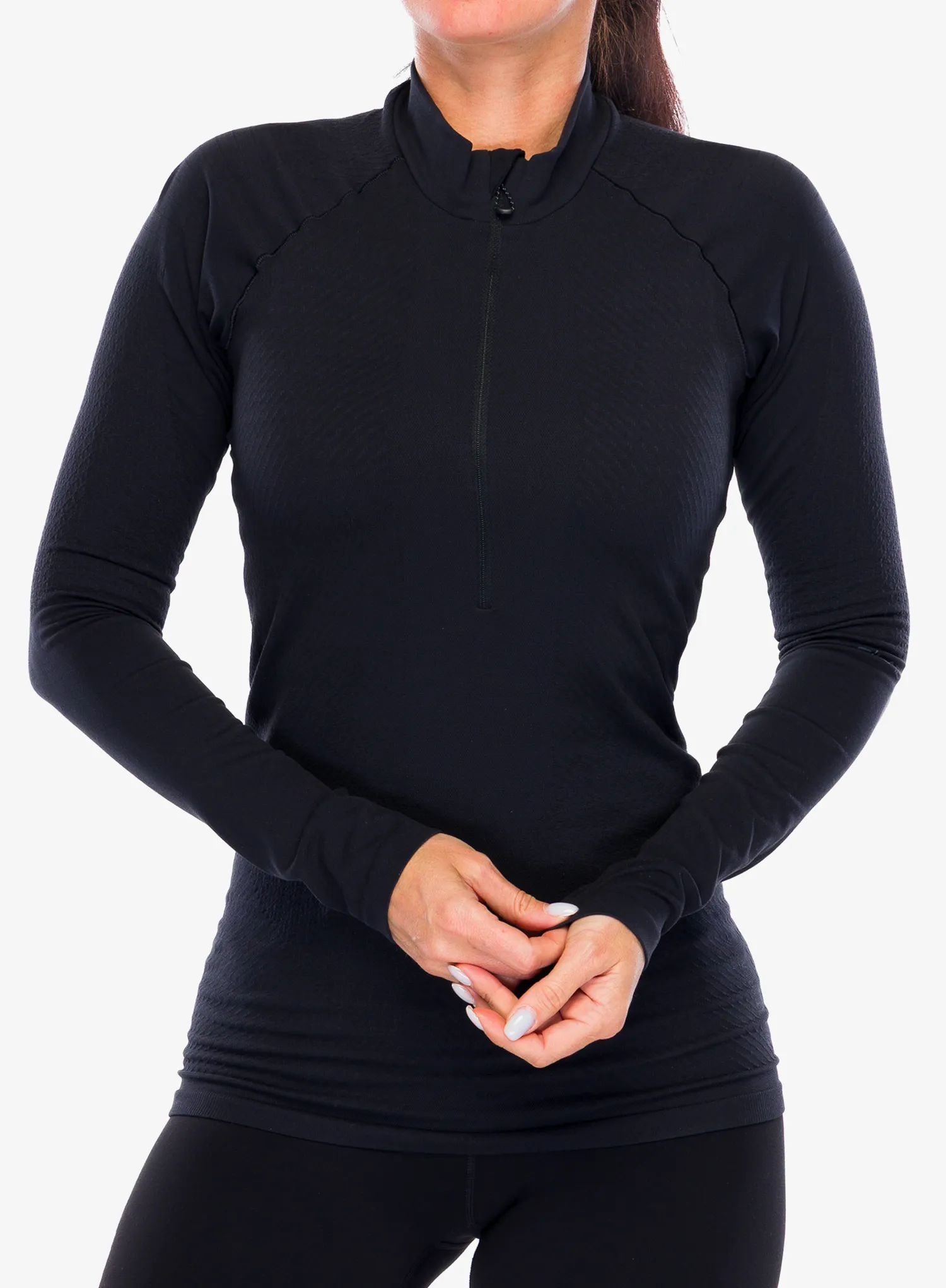 Mikina bez kapucne Salomon S/Lab Ultra SML LS Tee - deep black