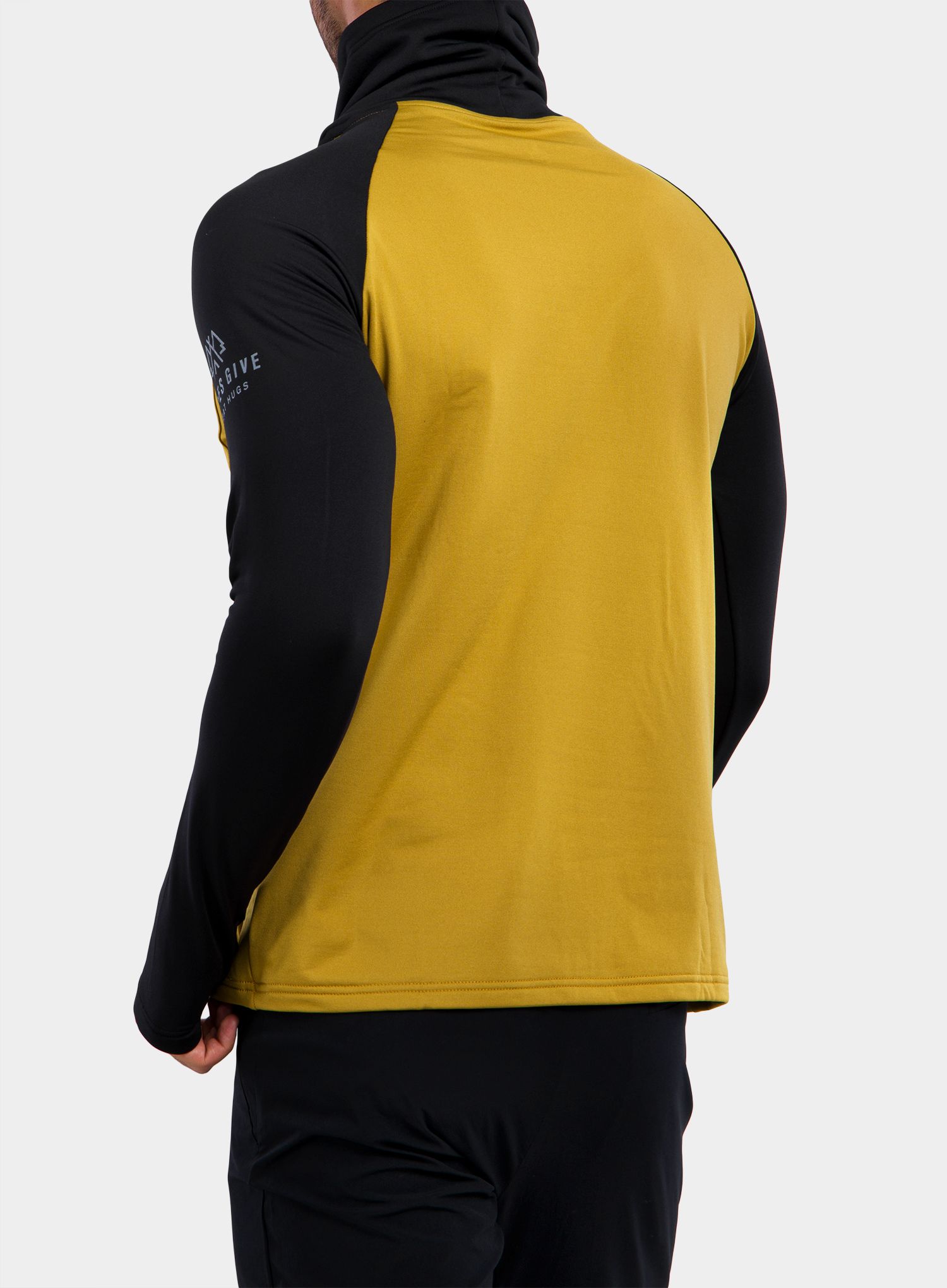 Mikina Sensor Thermo Sweatshirt - mustard/black