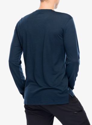 Mikina bez kapucne Super.natural 2 Pitch Ls - blueberry/various