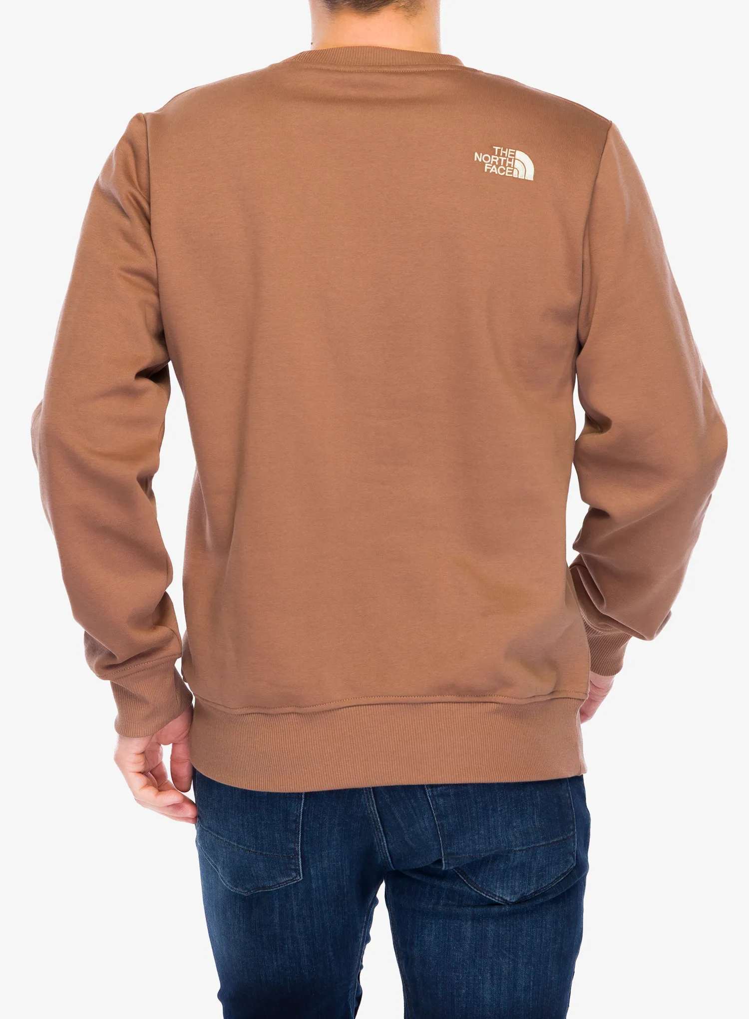 Mikina bez kapucne The North Face Drew Peak Crew - latte/gravel