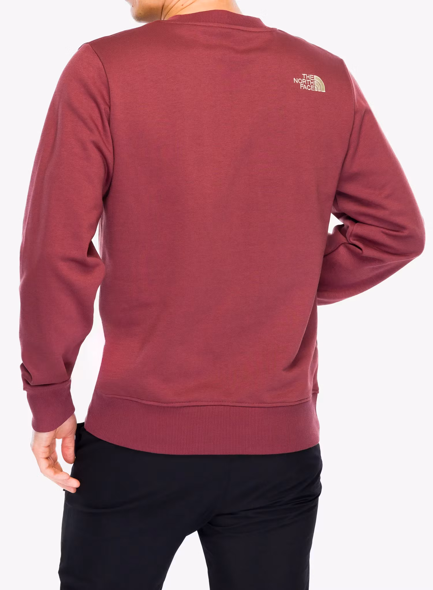 Mikina bez kapucne The North Face Drew Peak Light Crew - sumac/gravel