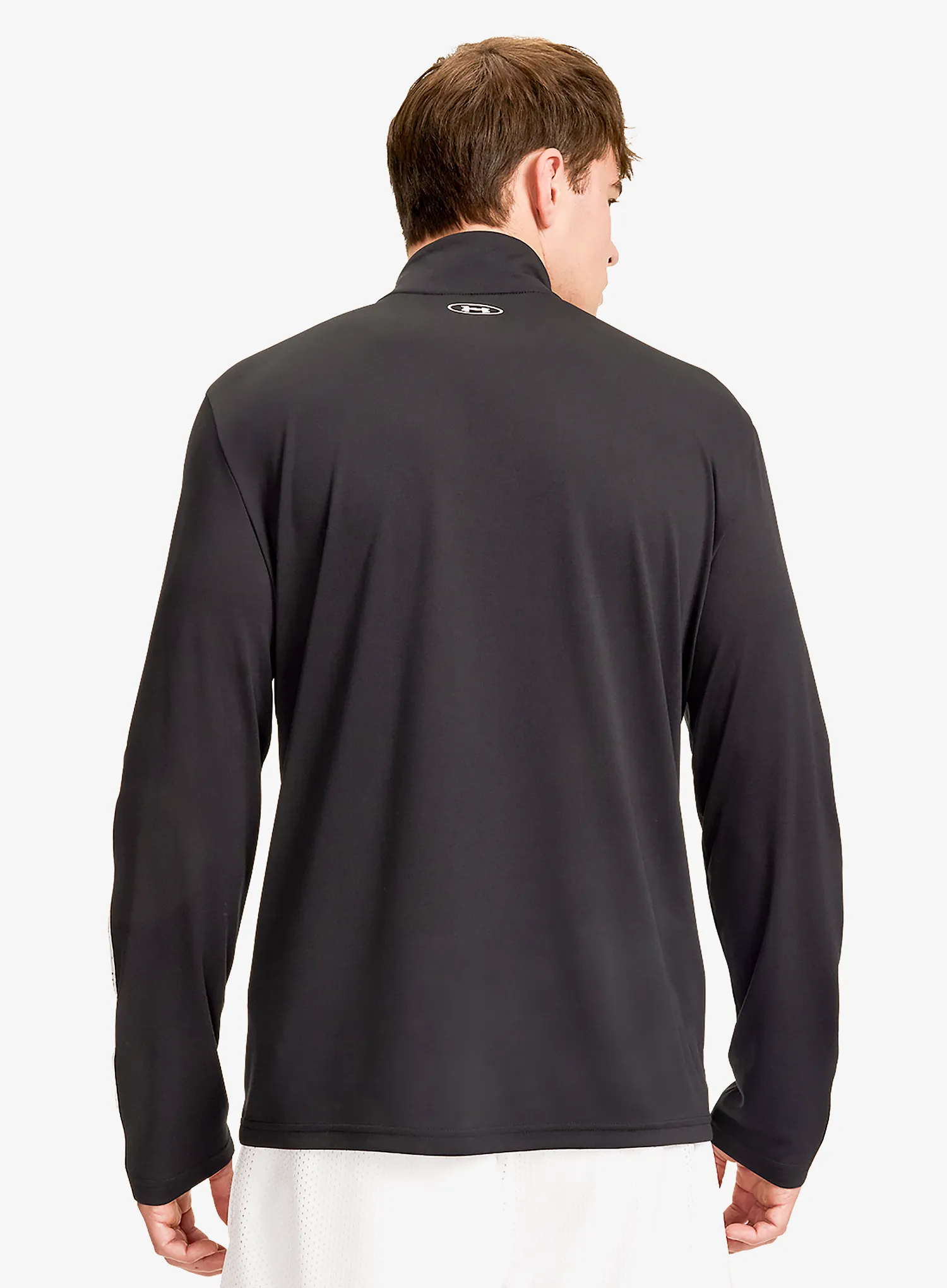 Mikina bez kapucne Under Armour Tech Taping 1/2 Zip - black/white/white