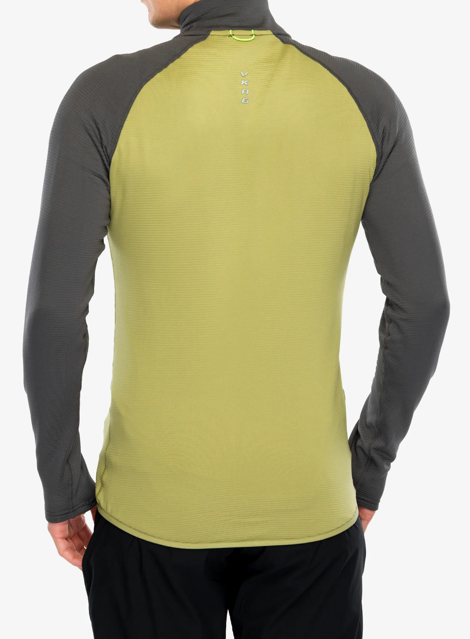 Mikina bez kapucne Viking Birger - olive/grey