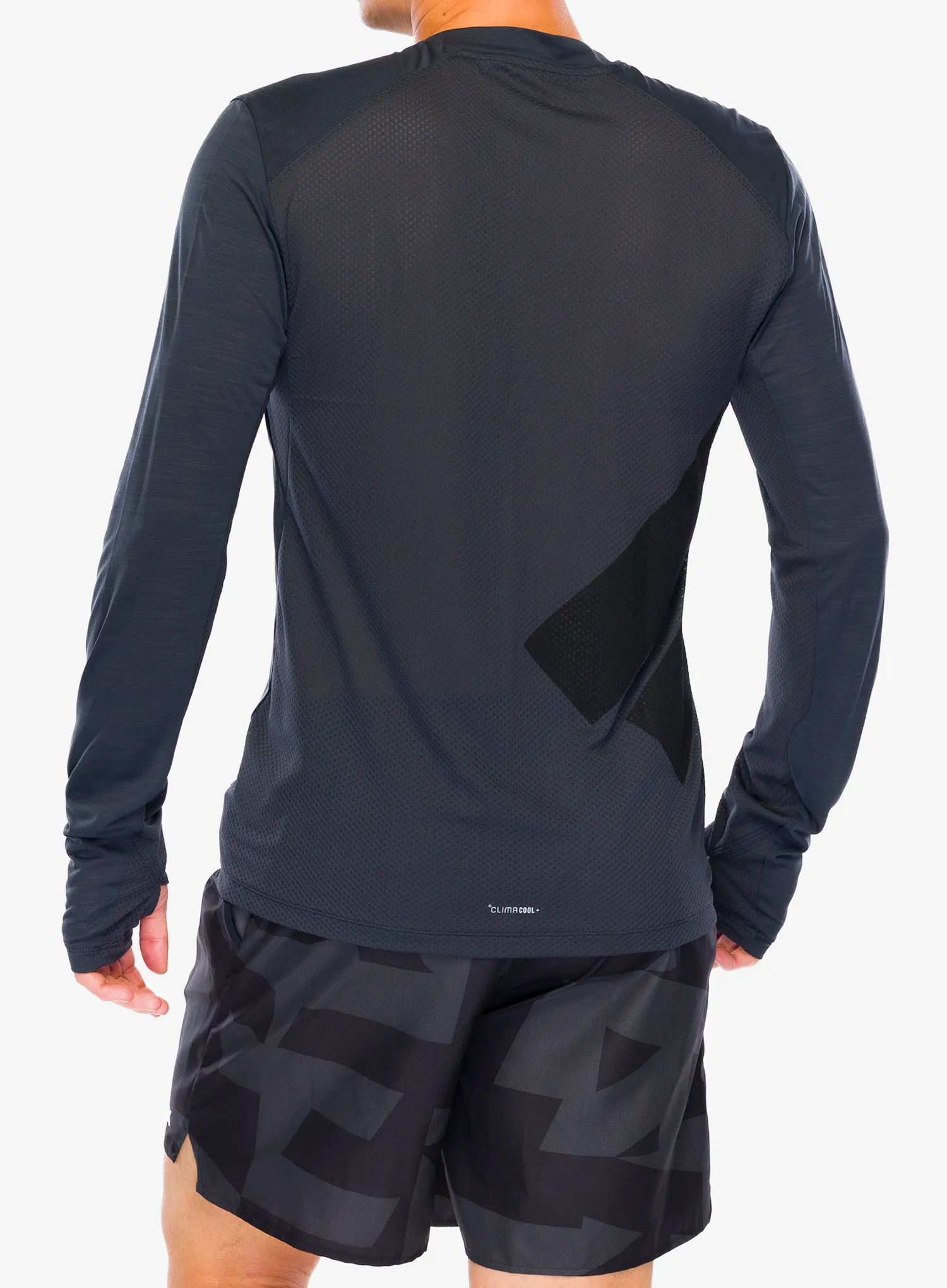Bežecká mikina adidas TERREX Xperior Long Sleeve Tee - carbon