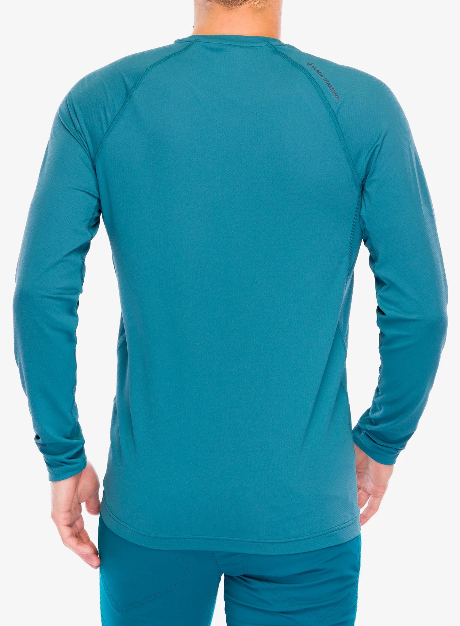 Mikina Black Diamond Alpenglow Crew - creek blue