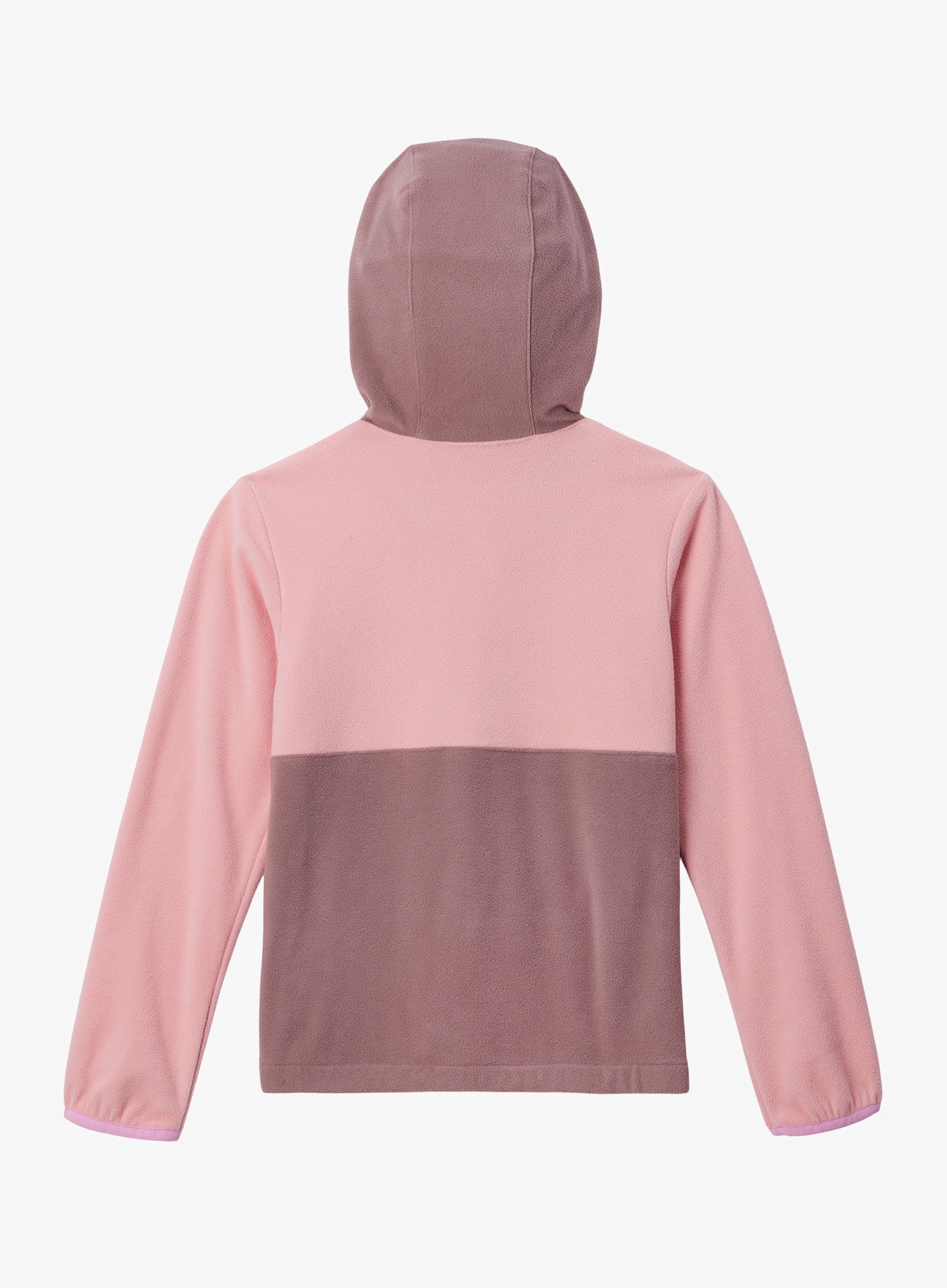 Mikina chlapčenská Columbia Back Bowl Lite Half Zip Hoodie - salmon rose/fig/cosmos