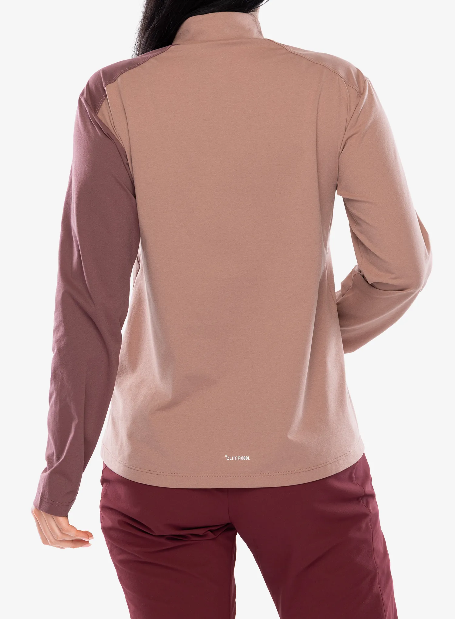 Mikina dámska adidas TERREX Multi Half Zip Longsleeve - warm clay
