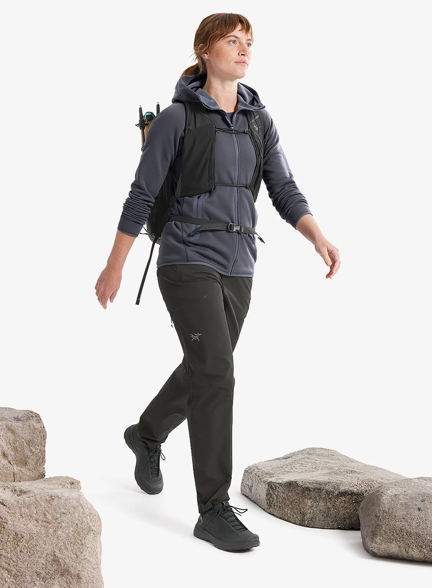 Mikina dámska Arcteryx Kyanite Hoody - dk stratus