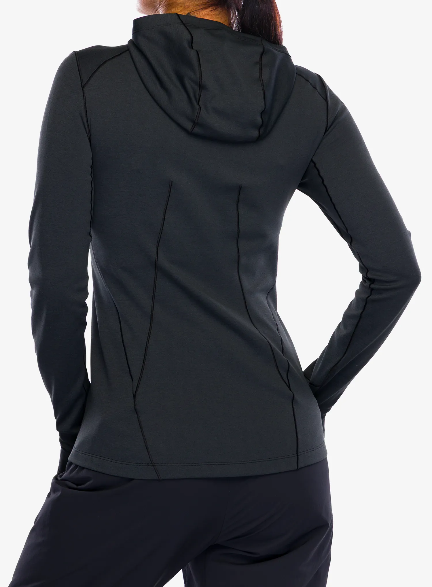 Mikina dámska Arcteryx Taema Thermal Hoody - black heather