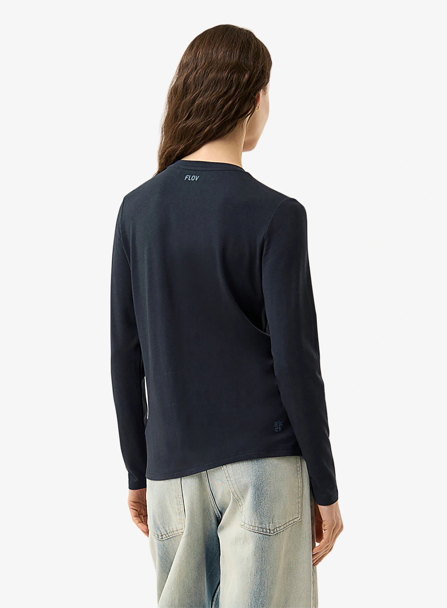 Dámska mikina bez kapucne Flov Paria - navy/blue