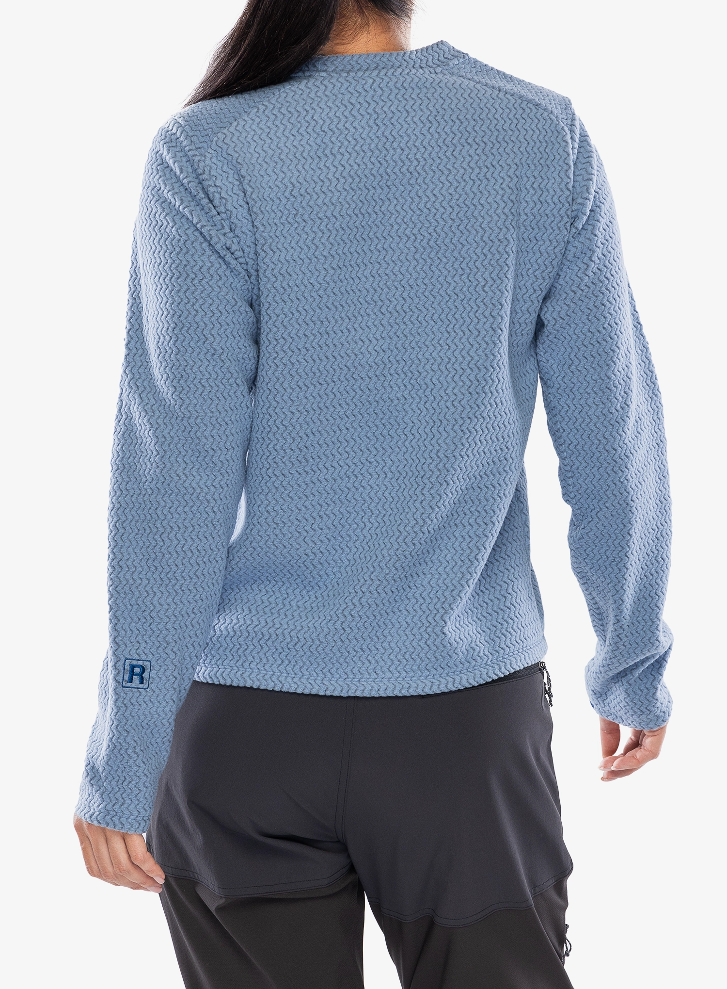 Dámska mikina bez kapucne Patagonia R1 Air Crew - barnacle blue