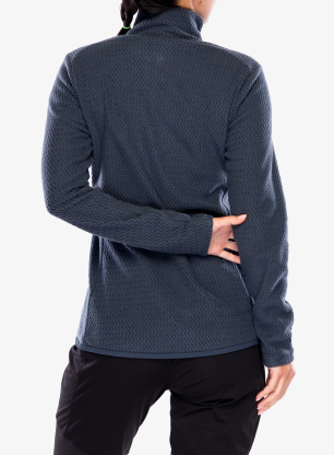 Dámska mikina bez kapucne Patagonia R1 Air Zip Neck - smolder blue