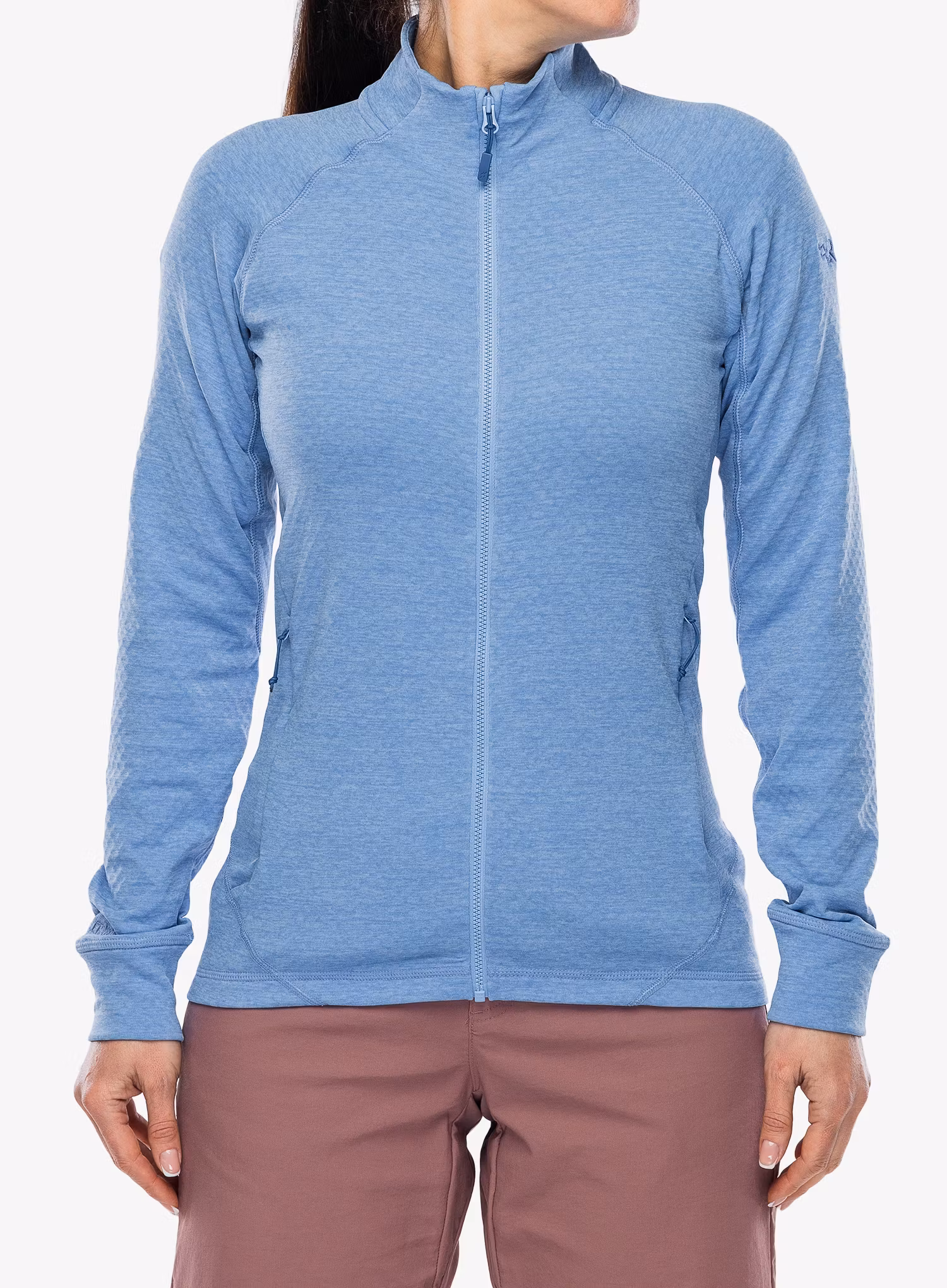 Dámska mikina bez kapucne Rab Nexus Jacket - bluebird