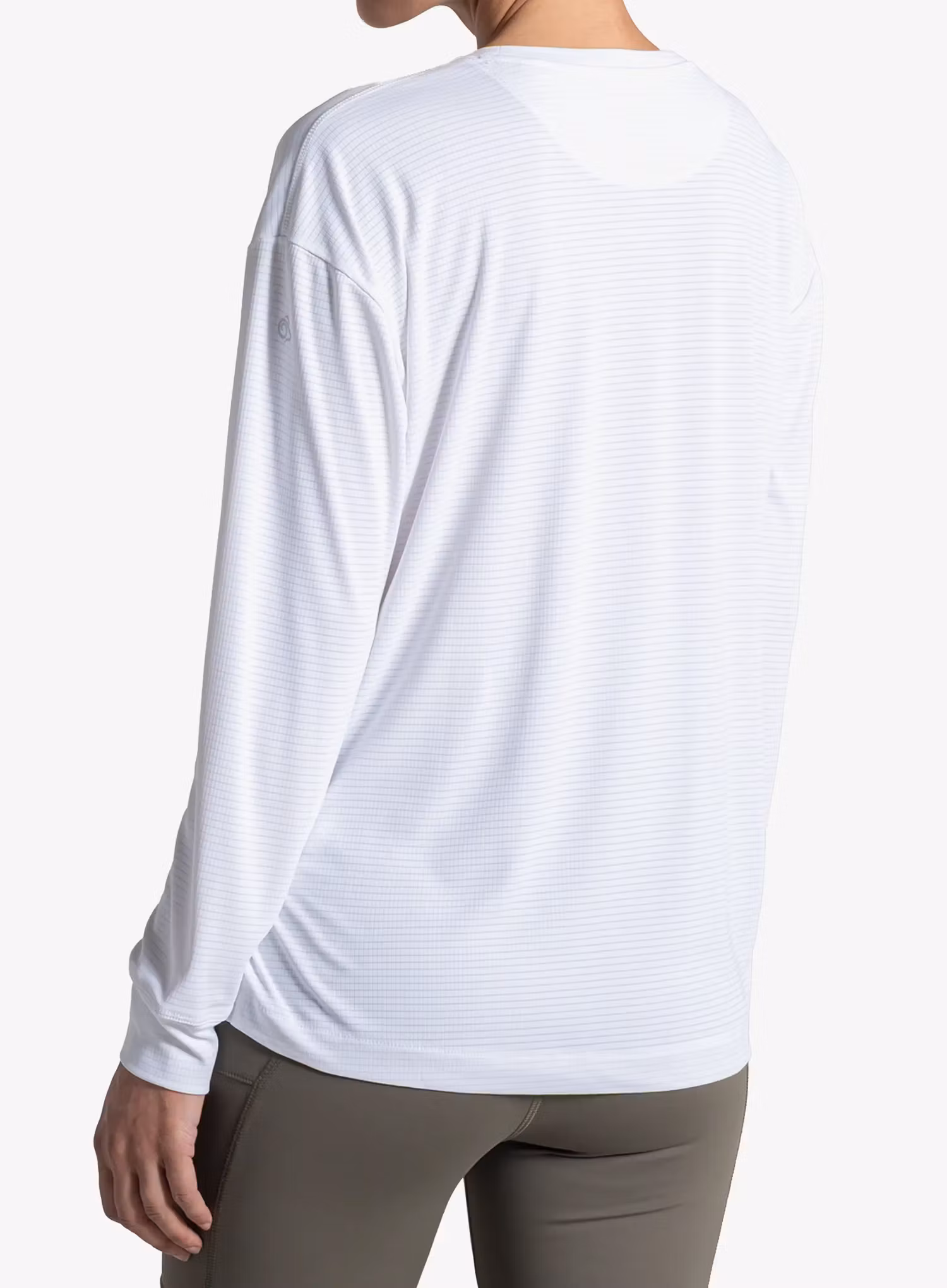 Mikina dámska Craghoppers NosiLife SolarShield+ Long Sleeved T-Shirt - white