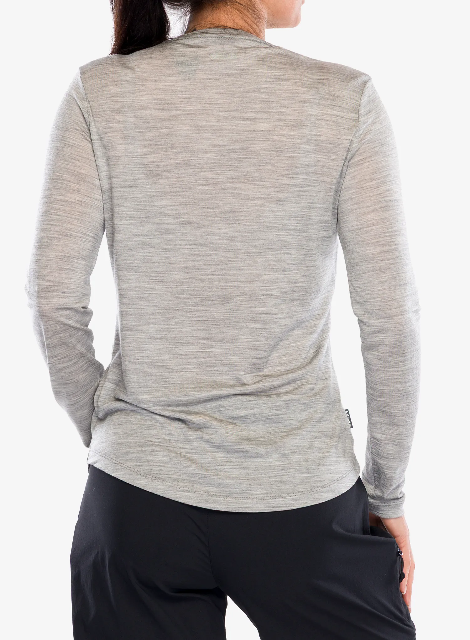 Mikina dámska Icebreaker Merino 125 Cool-Lite Sphere III LS Tee - metro hthr