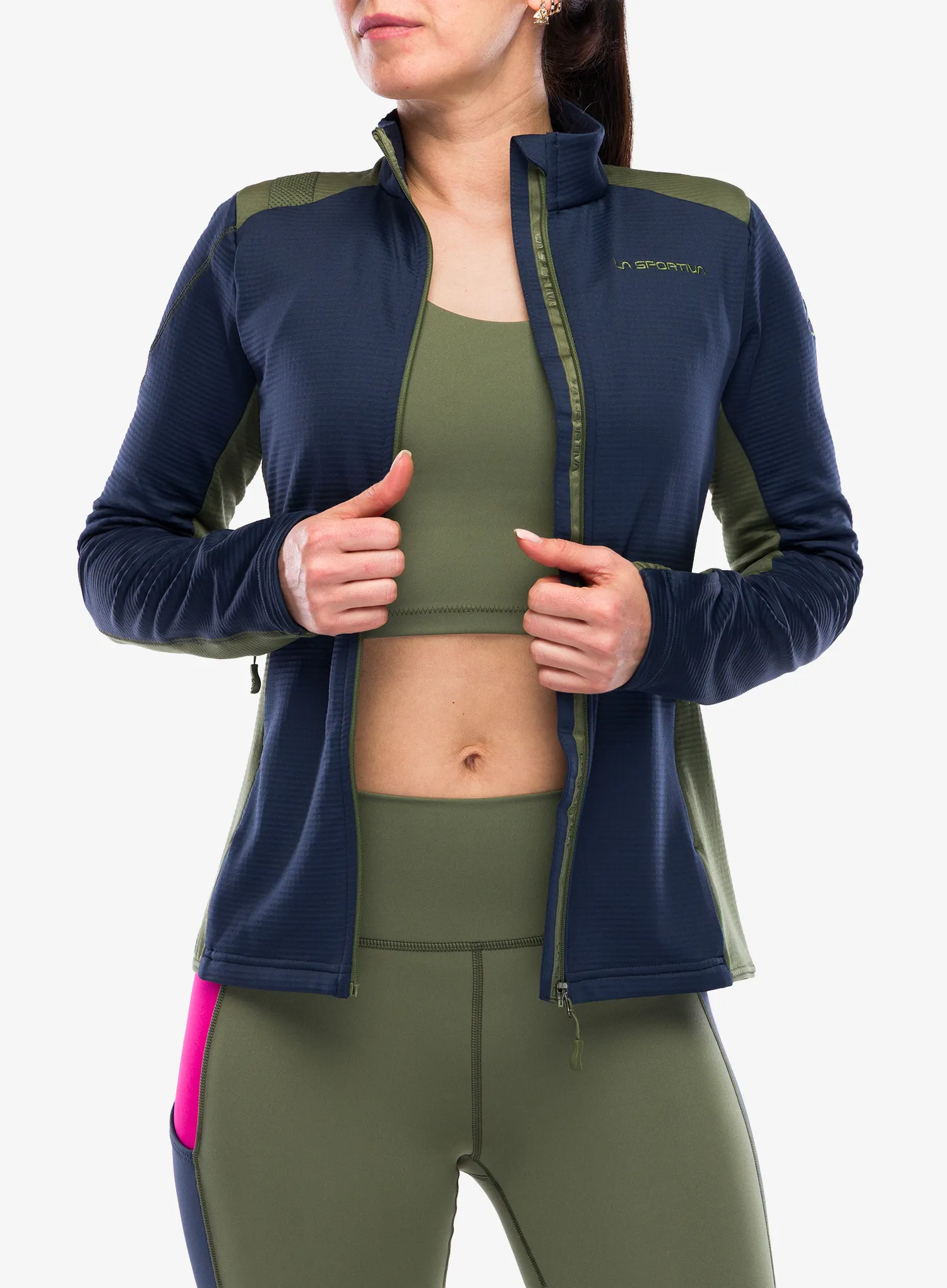 Mikina dámska La Sportiva Chill Thermal Jacket - night sky/cypress