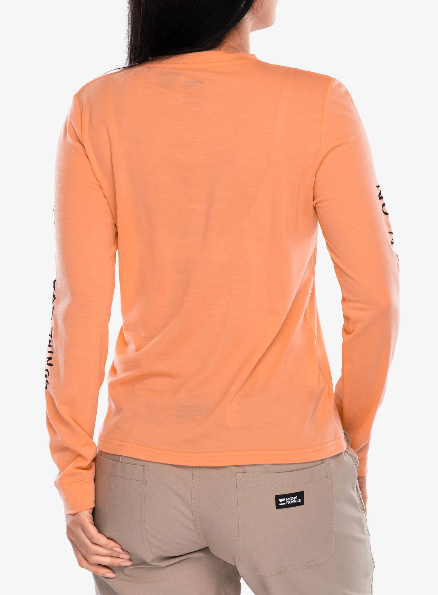 Mikina dámska Mons Royale Icon Relaxed LS - punch