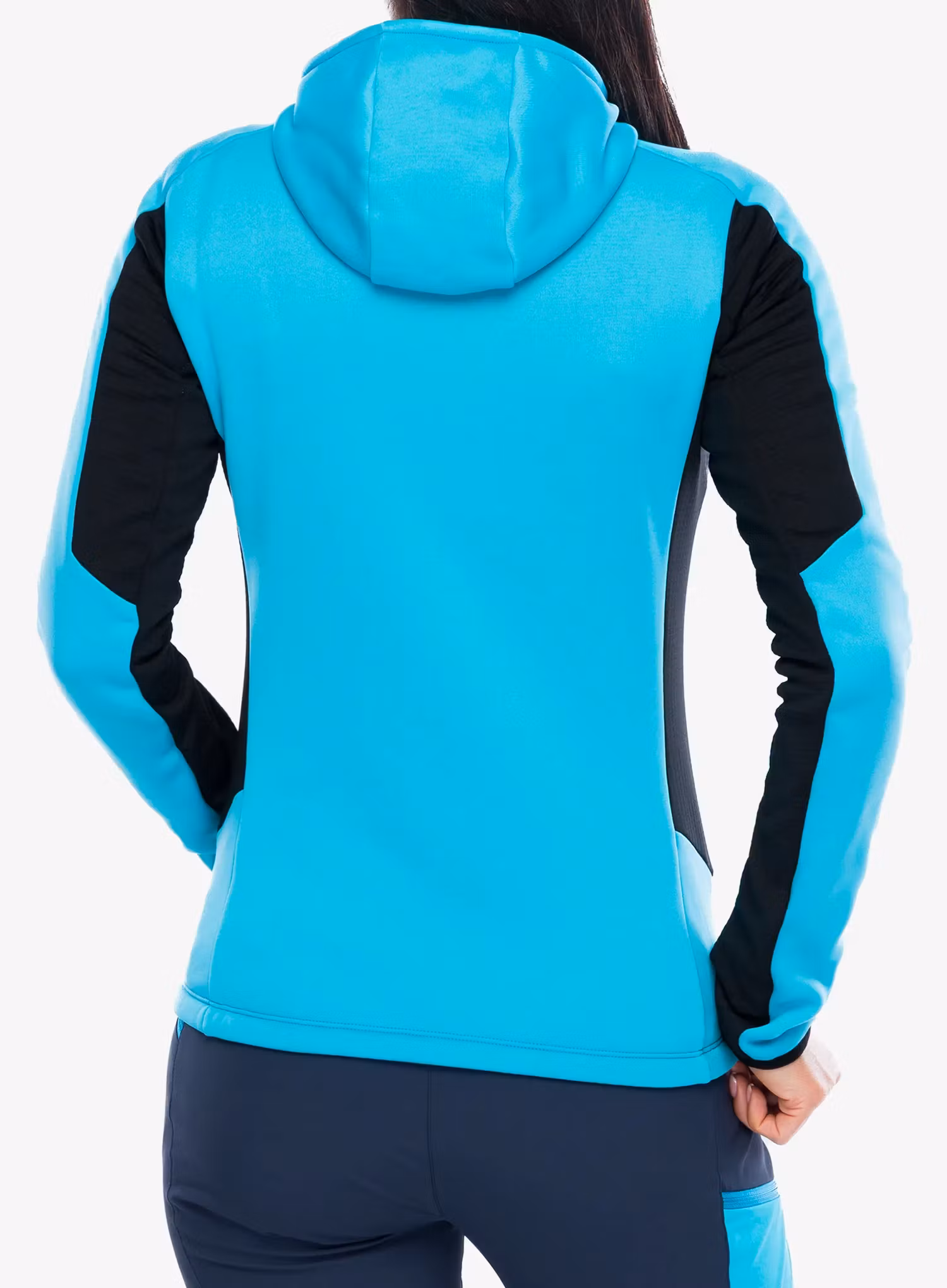 Mikina dámska Montura Pulse Hooded Maglia - turquoise