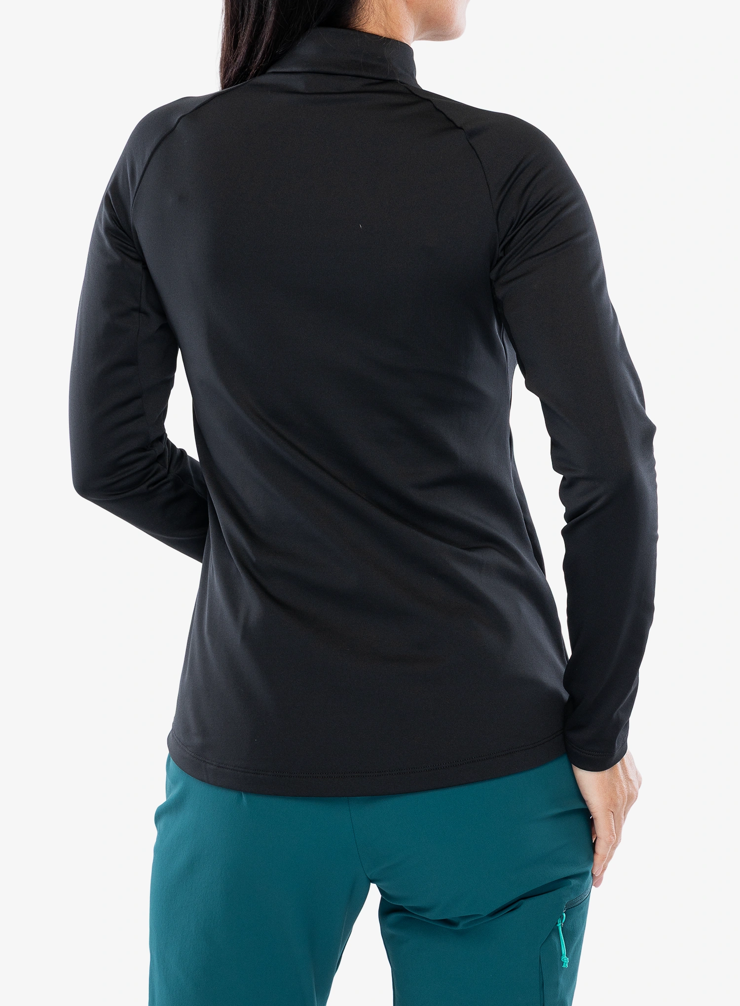 Mikina dámska Odlo Essential Light Mid Layer 1/2 Zip - black