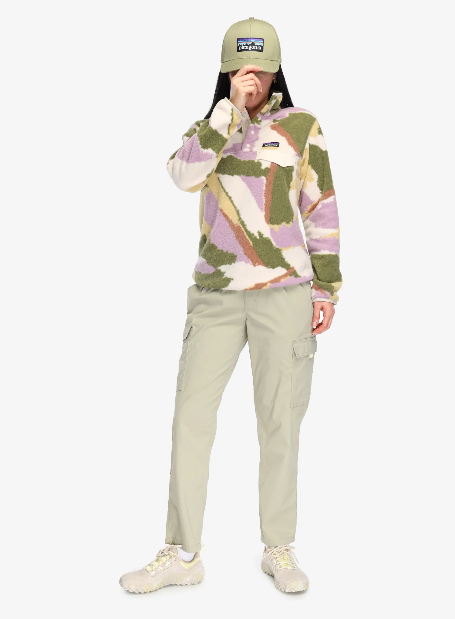 Mikina dámska Patagonia Lightweight Synch Snap-T Pullover - sunshine/natural