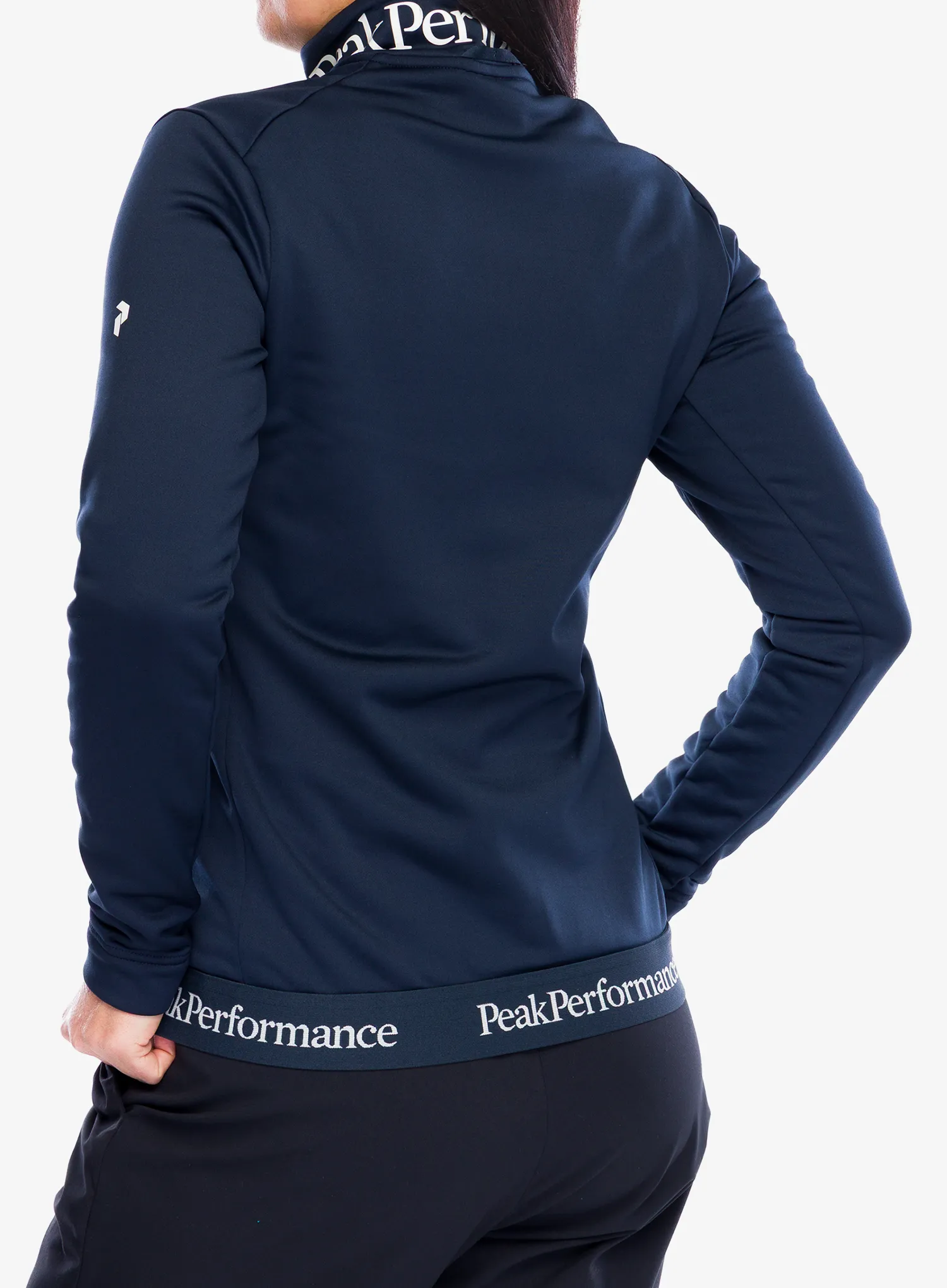 Mikina dámska Peak Performance Rider Tech Zip Jacket - blue shadow