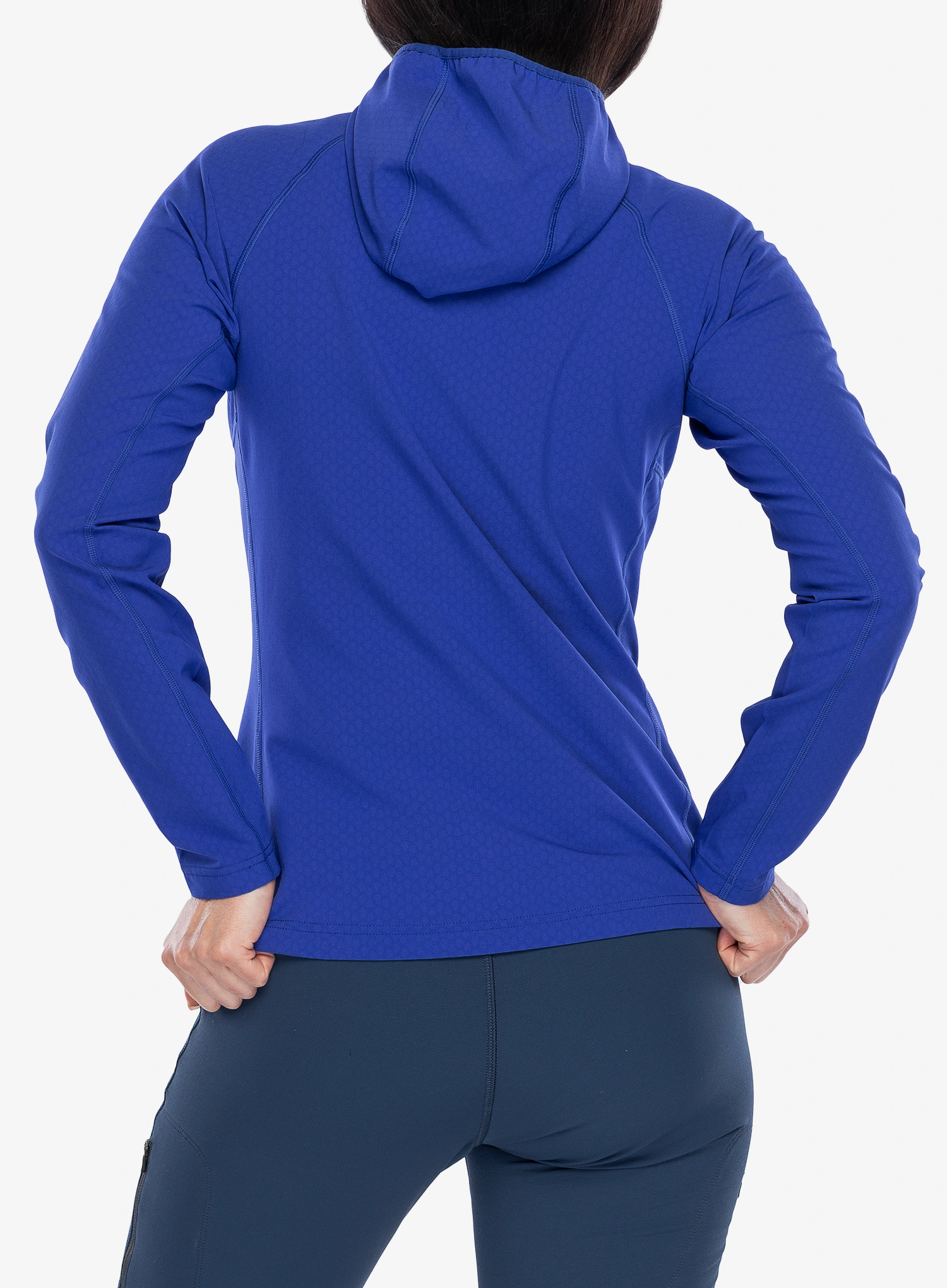 Mikina na zips dámska Mountain Equipment Arrow Hooded Jacket - clematis/dusk