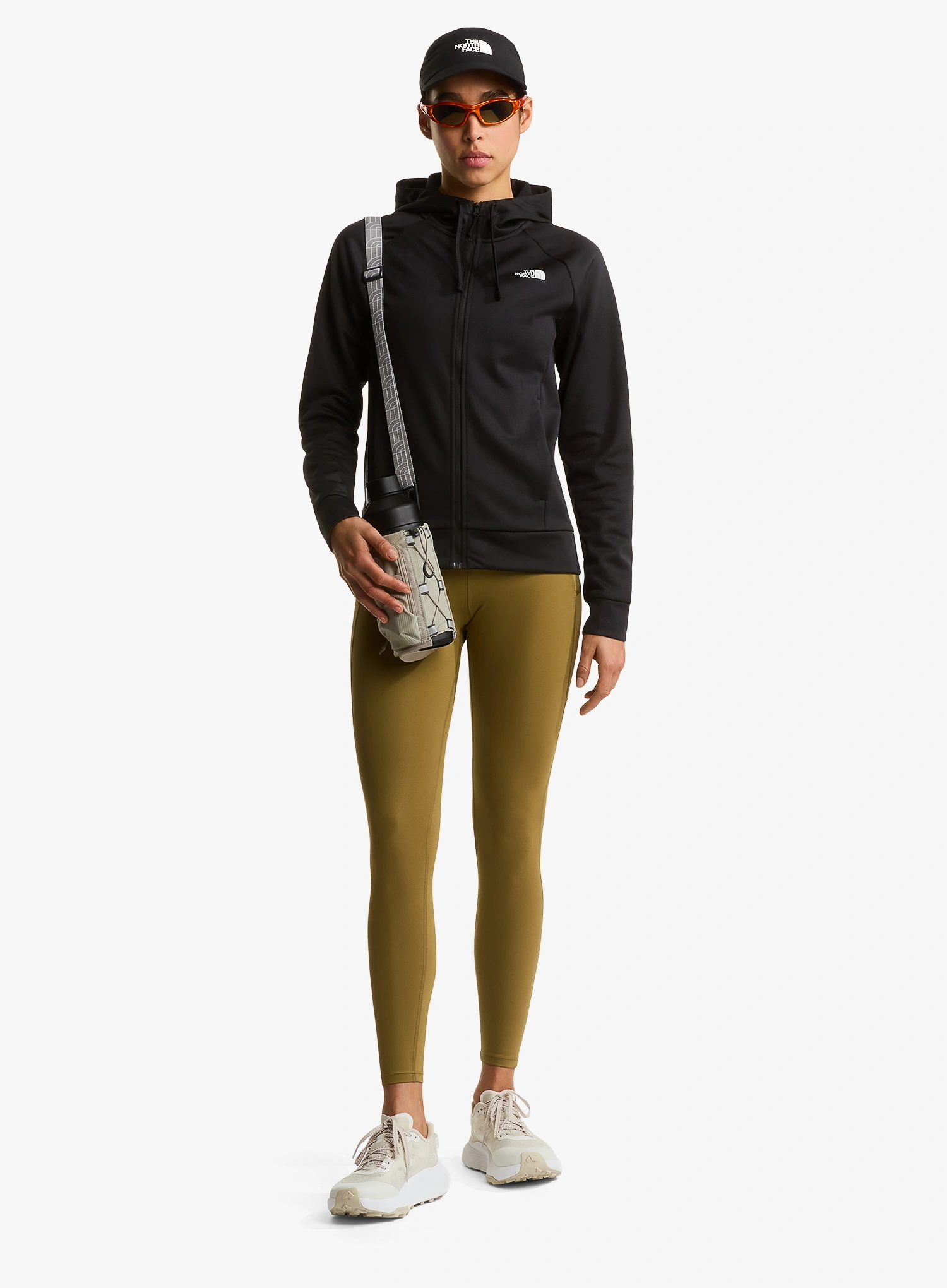 Mikina na zips dámska The North Face Reaxion 2.0 Hooded Full Zip Jacket - tnf black heather