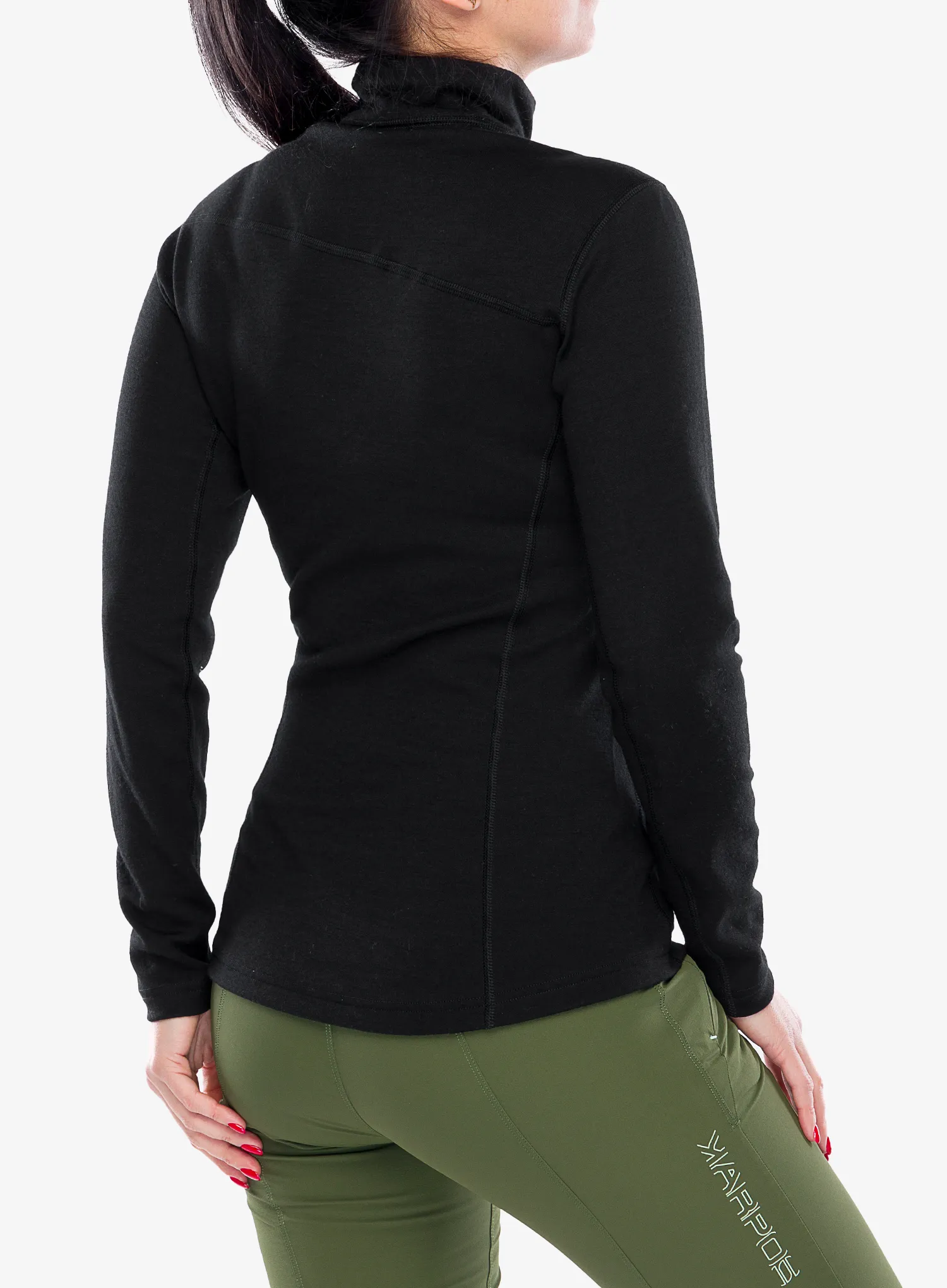 Mikina Sensor Merino Upper Sweatshirt Halfzip - black