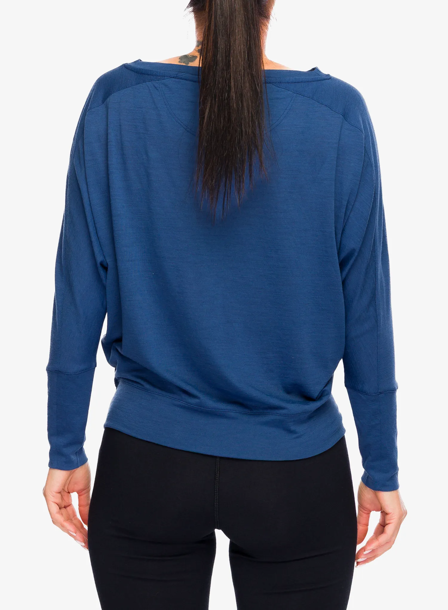 Mikina dámska Super.natural Kula Top - ocean blue