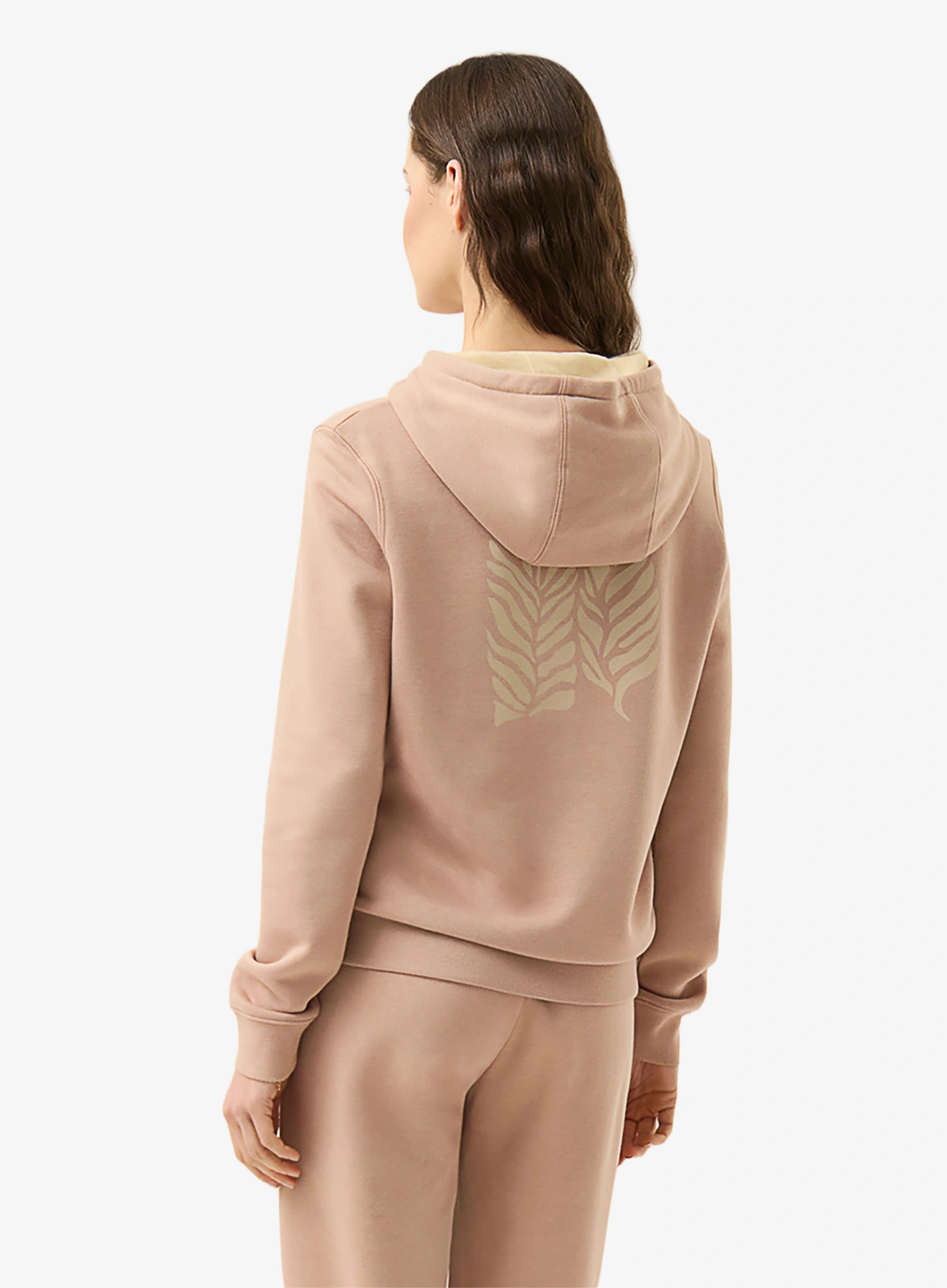 Dámska mikina s kapucňou Flov Alpena Hoodie - beige