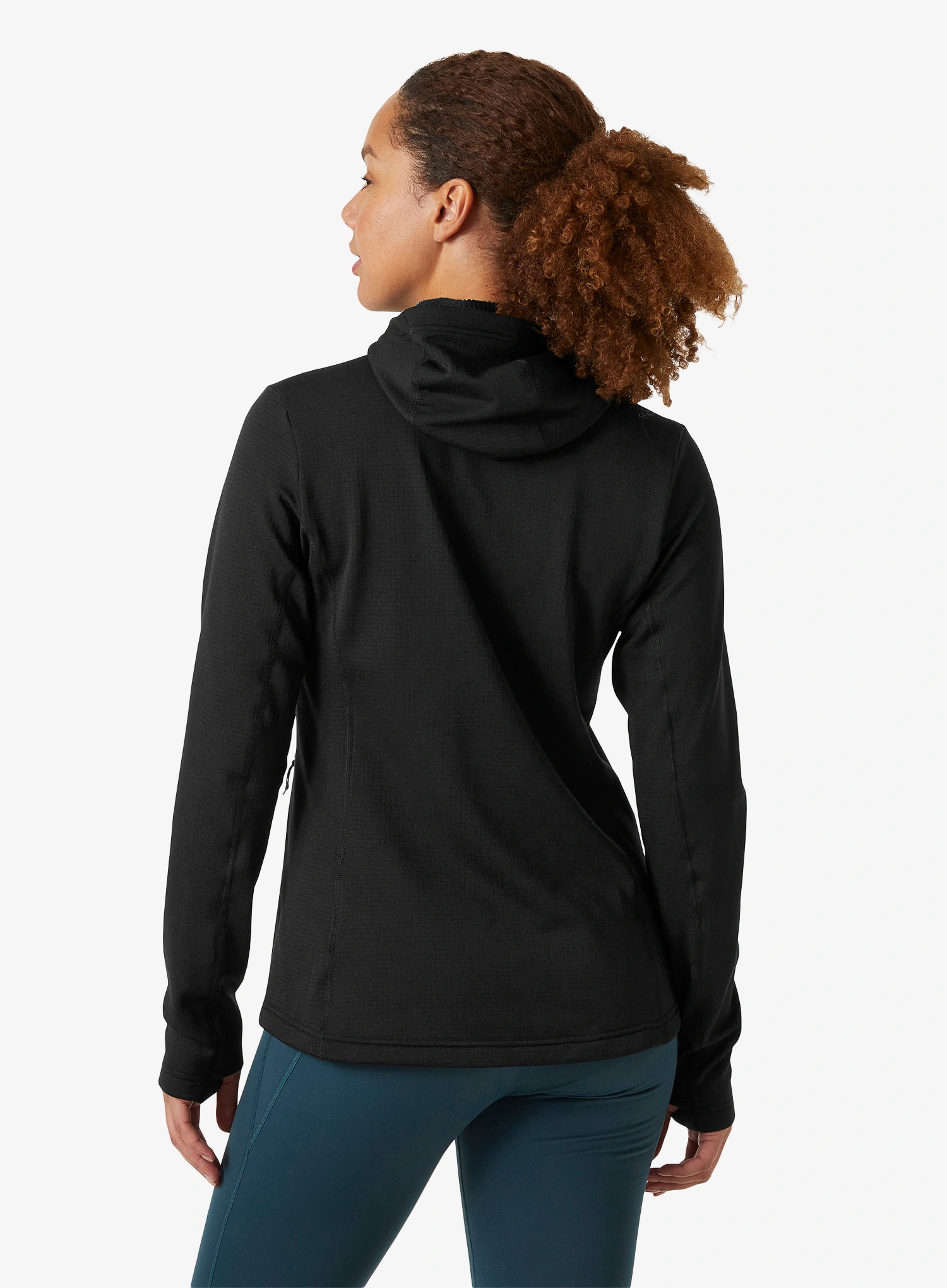 Dámska mikina s kapucňou Helly Hansen Versalite Hooded Jacket - black