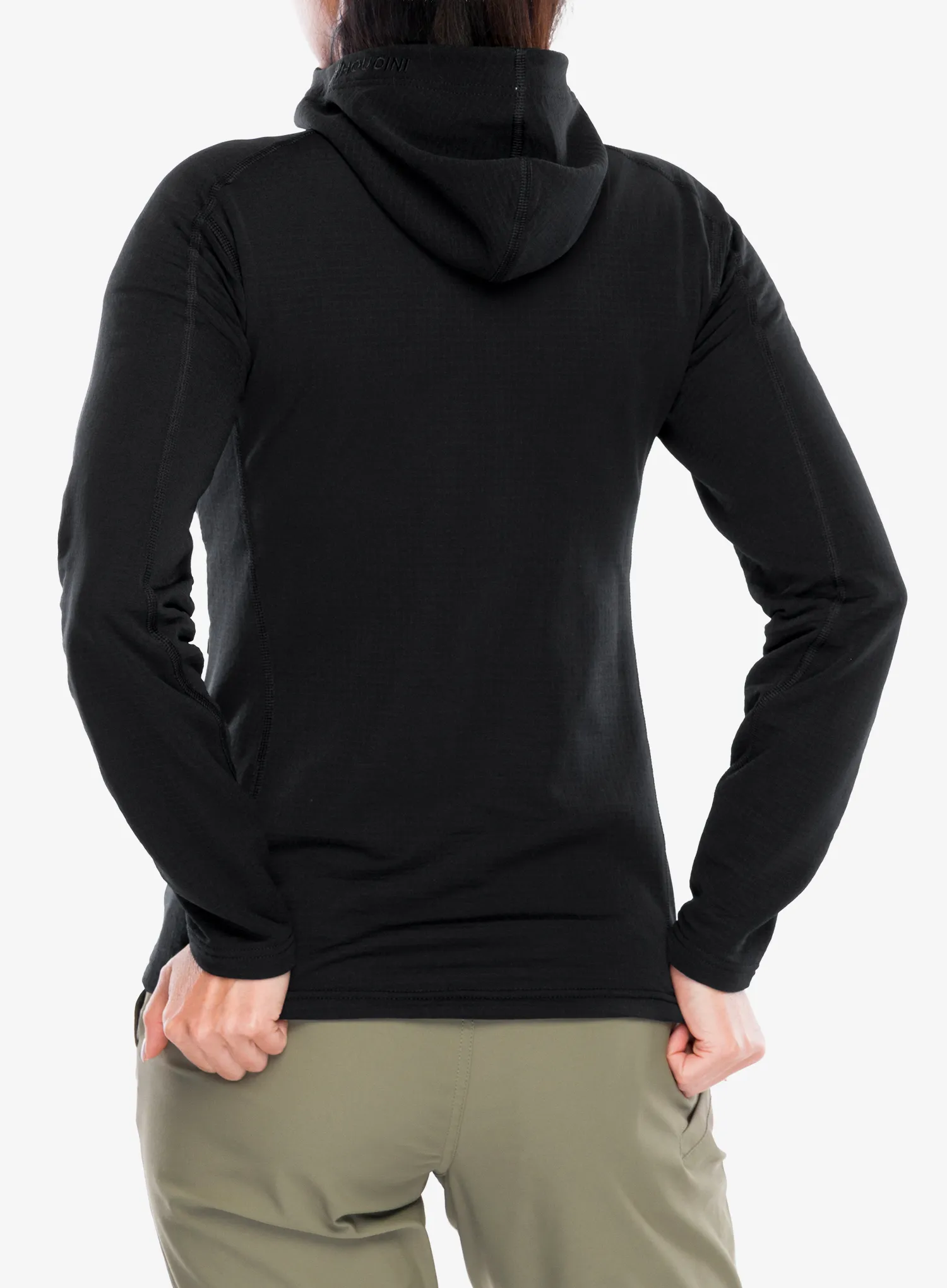 Dámska mikina s kapucňou Houdini Aero Houdi - true black