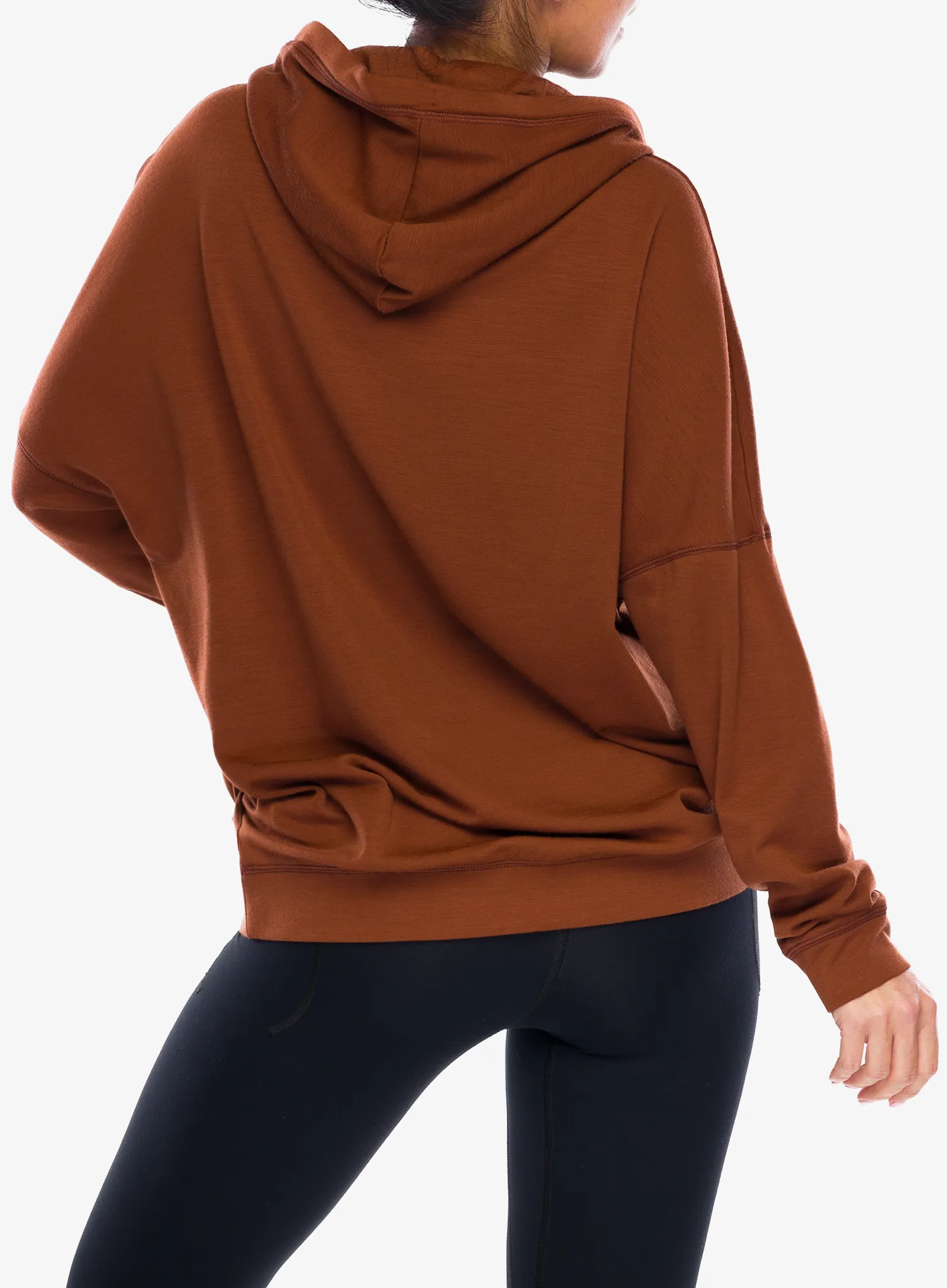 Dámska mikina s kapucňou Super.natural Snow Cat Hoodie - horn brown/various