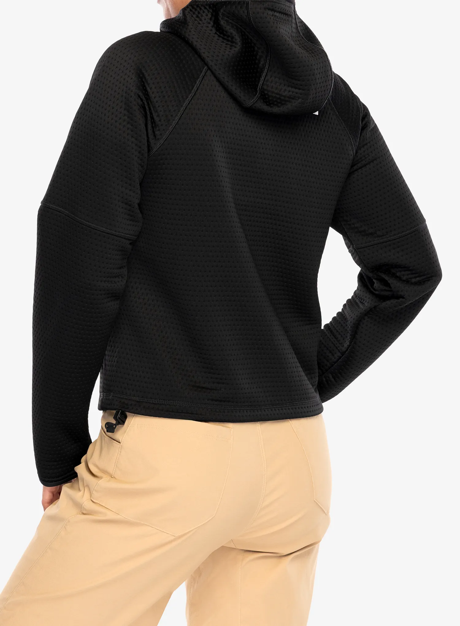 Dámska mikina s kapucňou The North Face Dotknit Thermal FZ Hoodie - tnf black