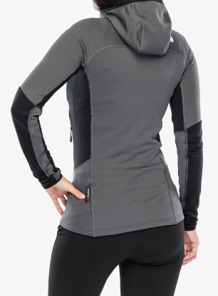 Dámska mikina s kapucňou The North Face Polartec Powergrid Stormgap Hoodie - anthracite grey/tnf black