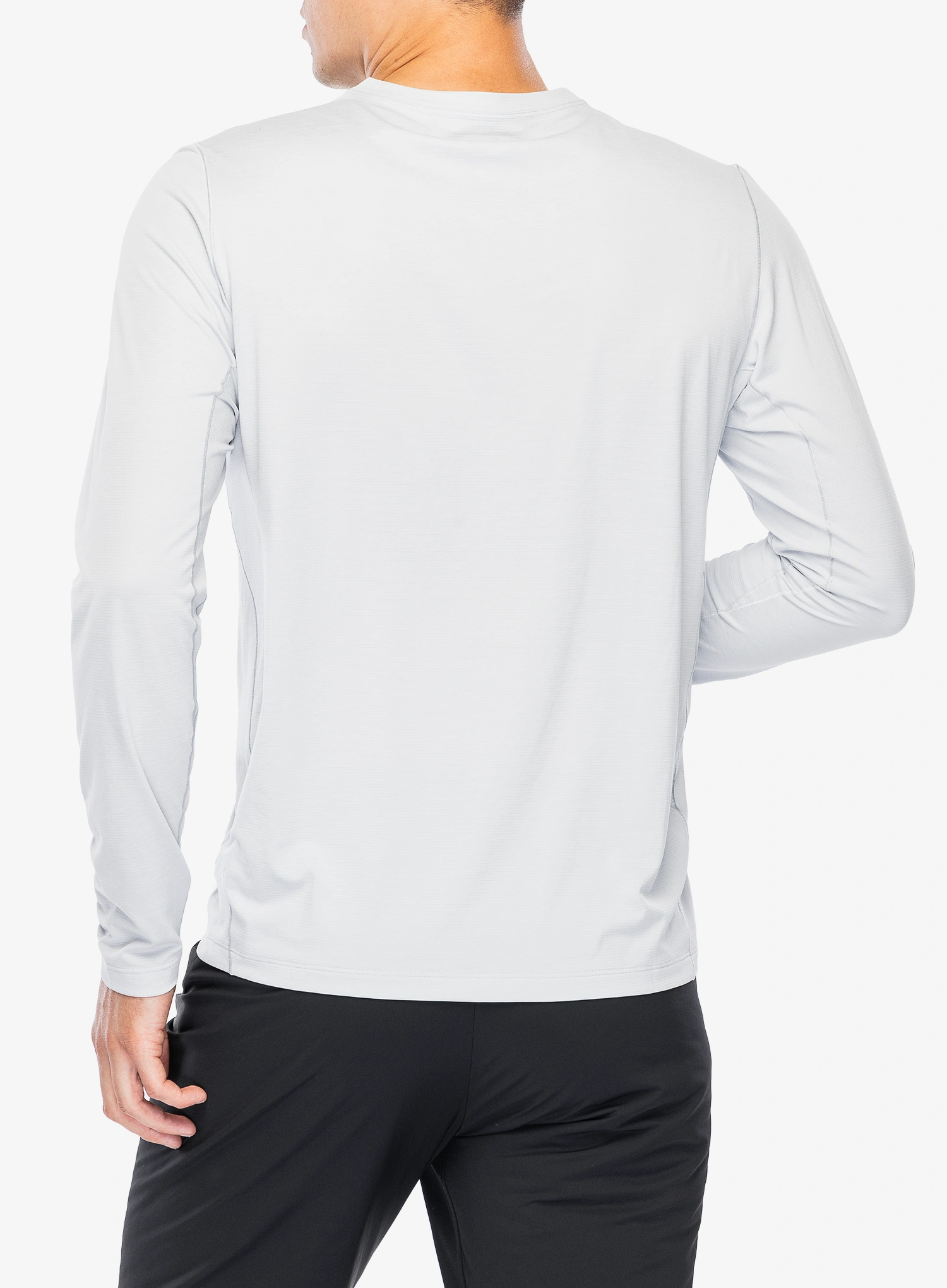 Bežecká mikina Arcteryx Cormac Logo LS - solitude heather/void