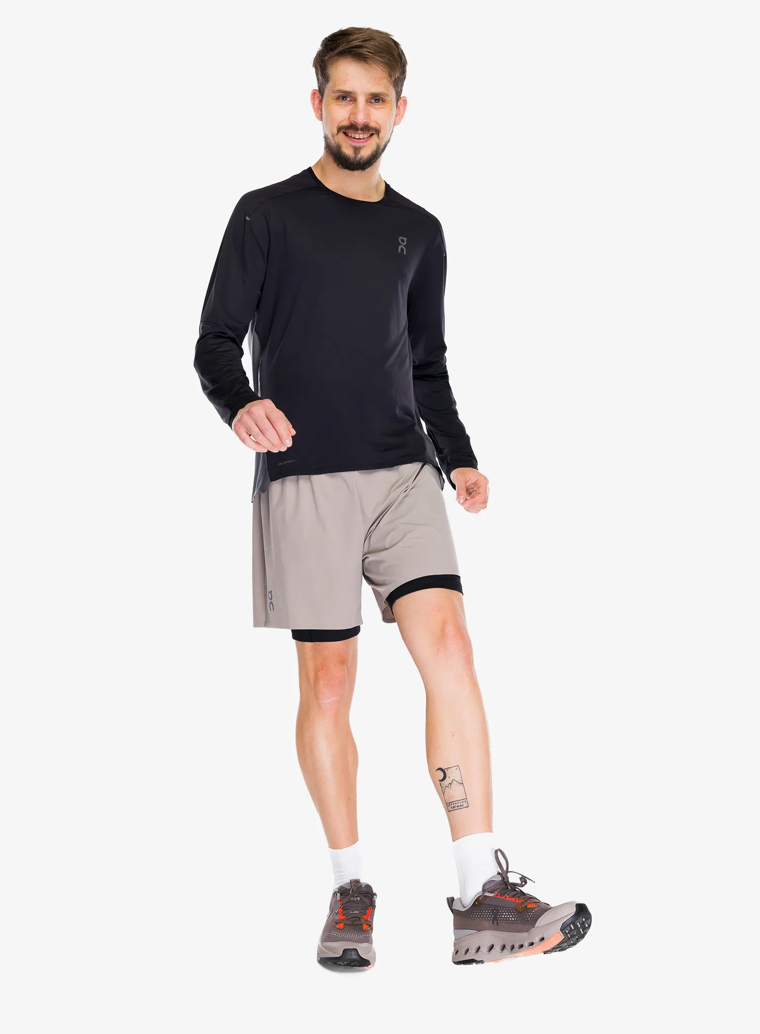 Bežecká mikina On Performance Long-T - black/eclipse