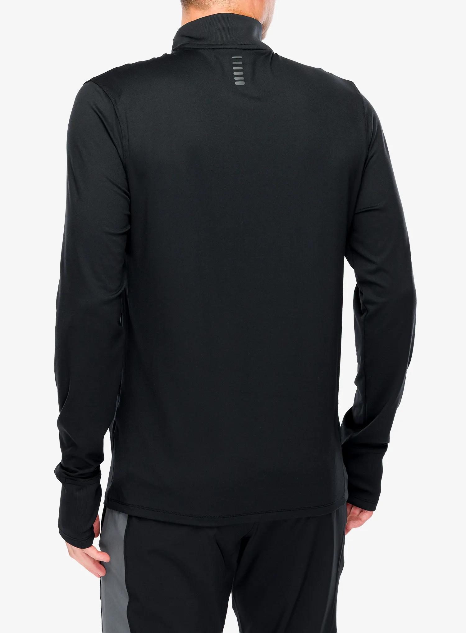Bežecká mikina Under Armour Launch Pro 1/4 Zip - black/black/reflective