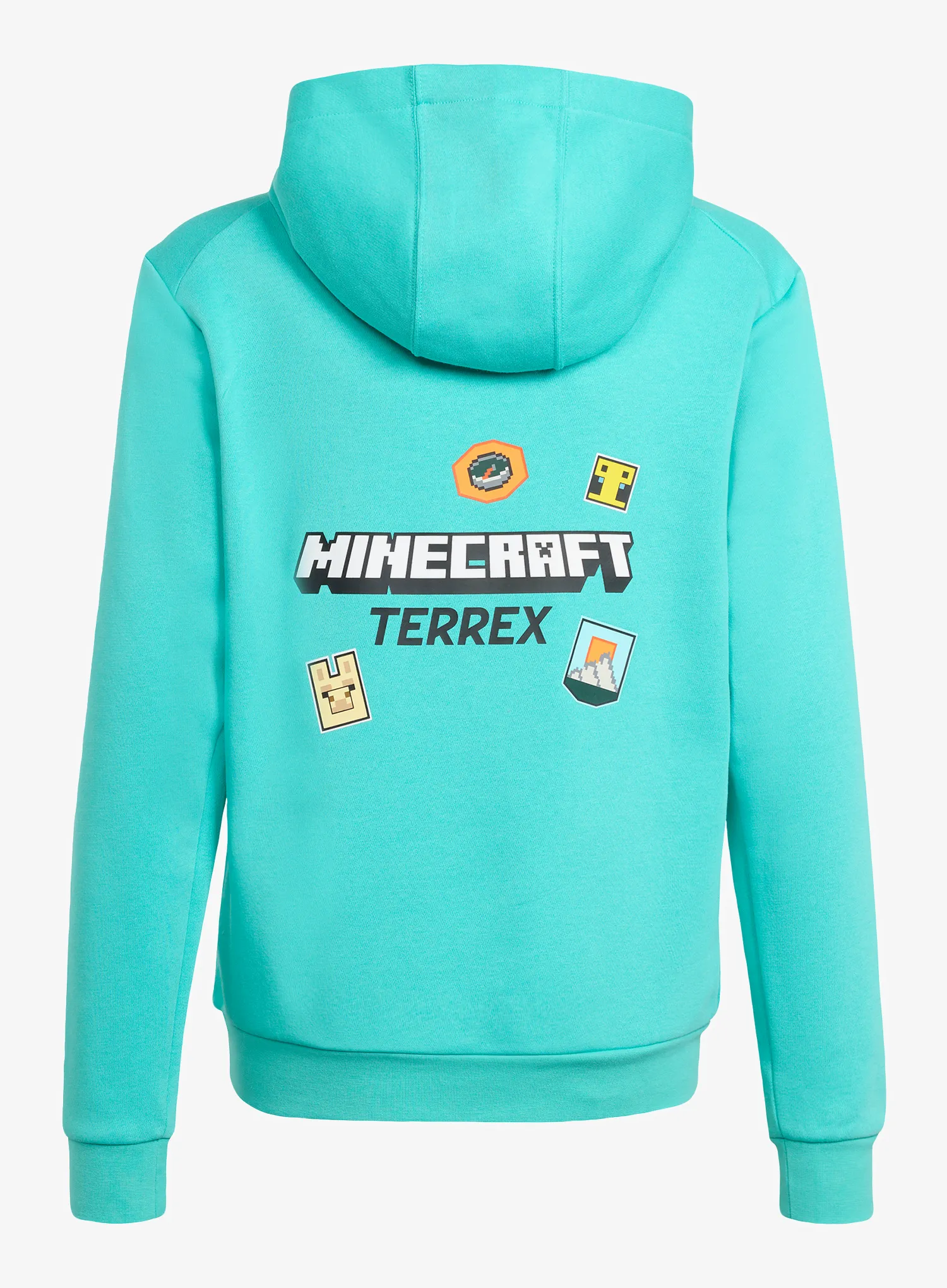 Mikina detská adidas TERREX Minecraft Hoodie - semi mint rush
