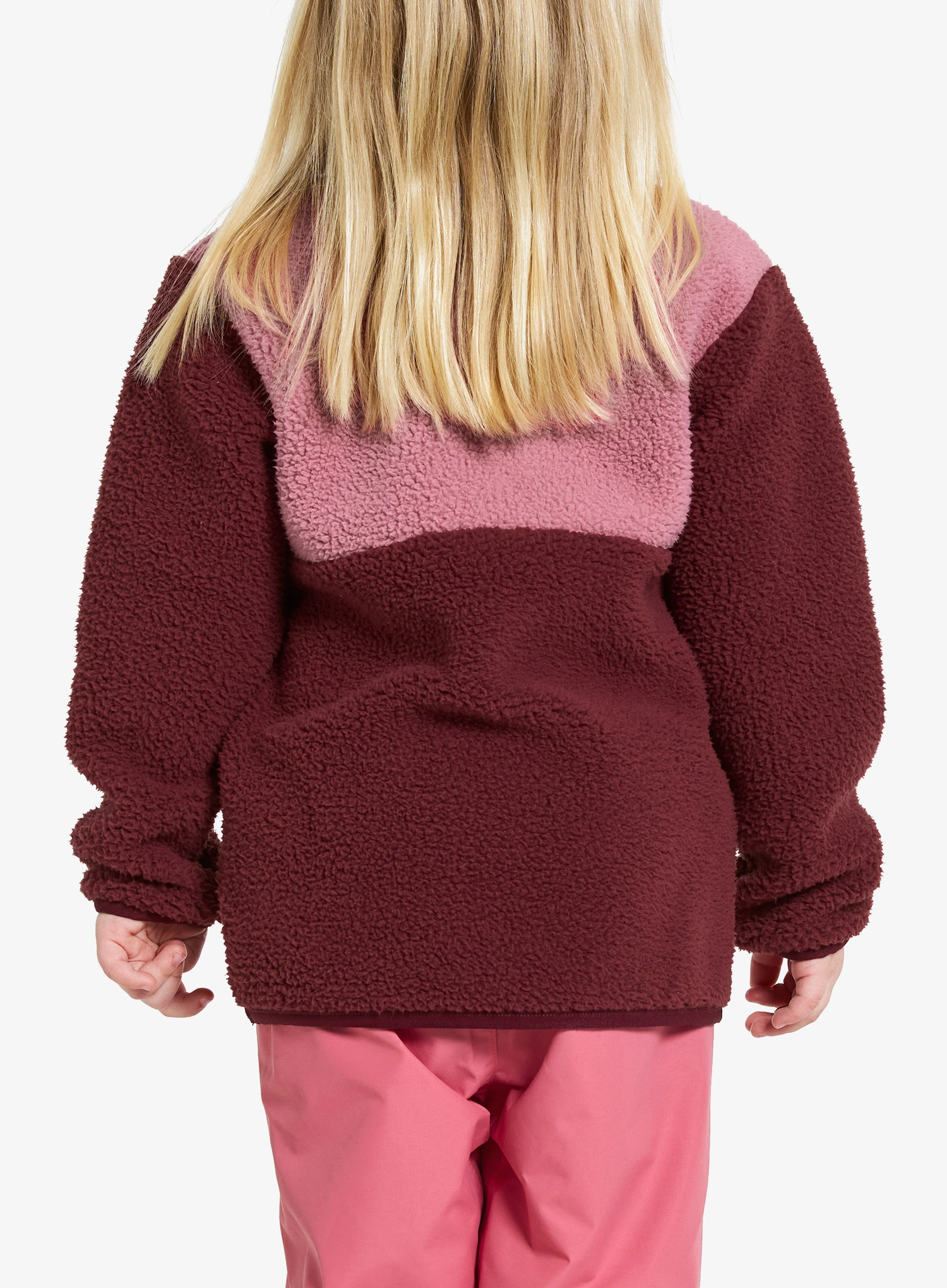 Mikina detská Didriksons Gosig Halfzip - anemon red