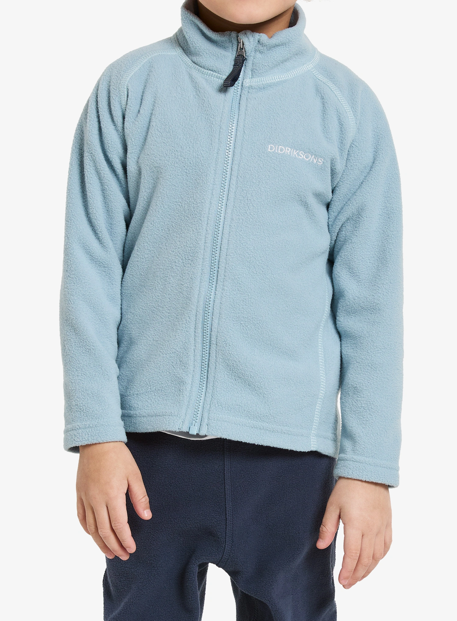 Mikina detská Didriksons Monte Full Zip - cloud blue