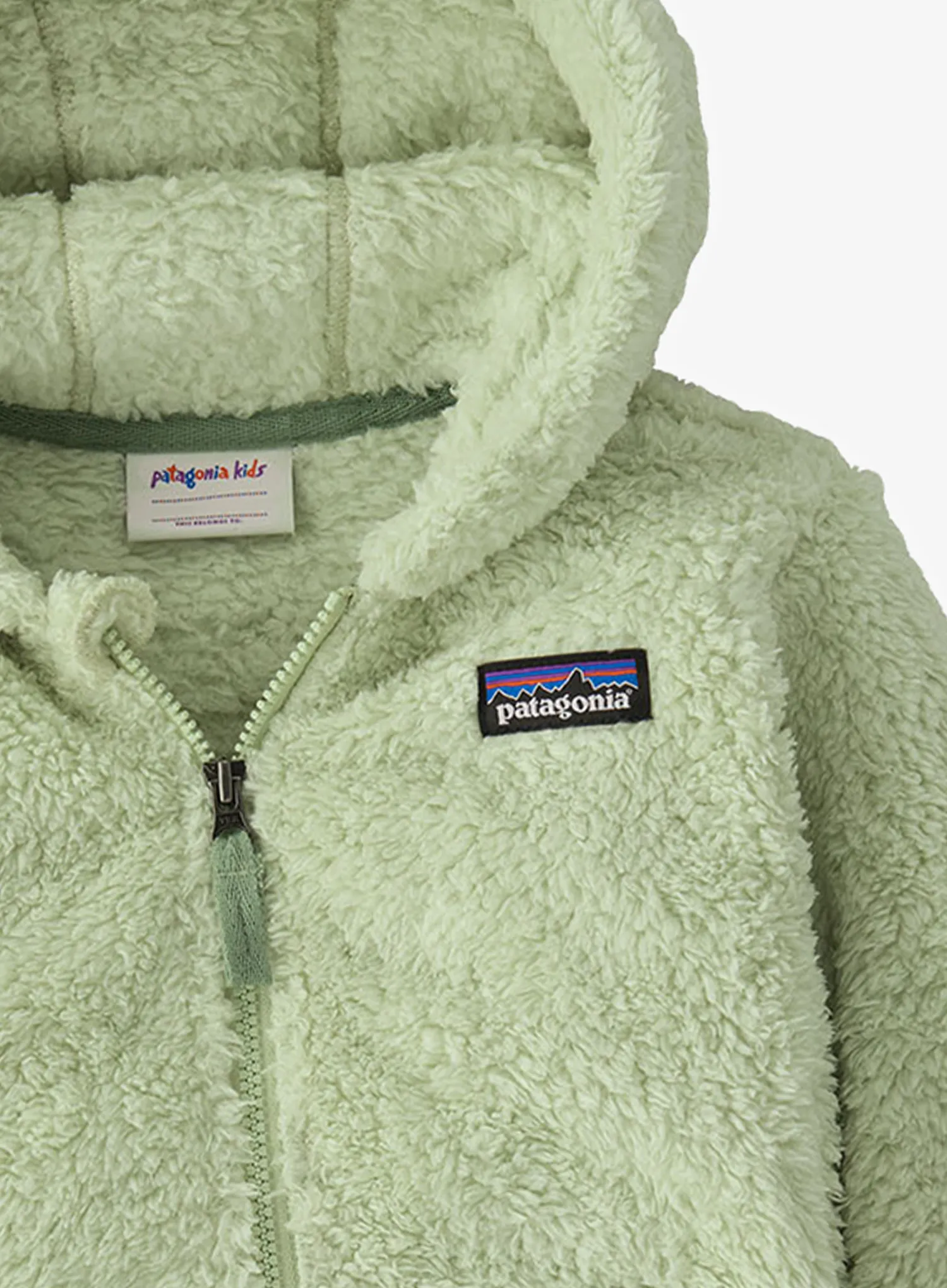 Mikina detská Patagonia Baby Furry Friends Hoody - lichen green