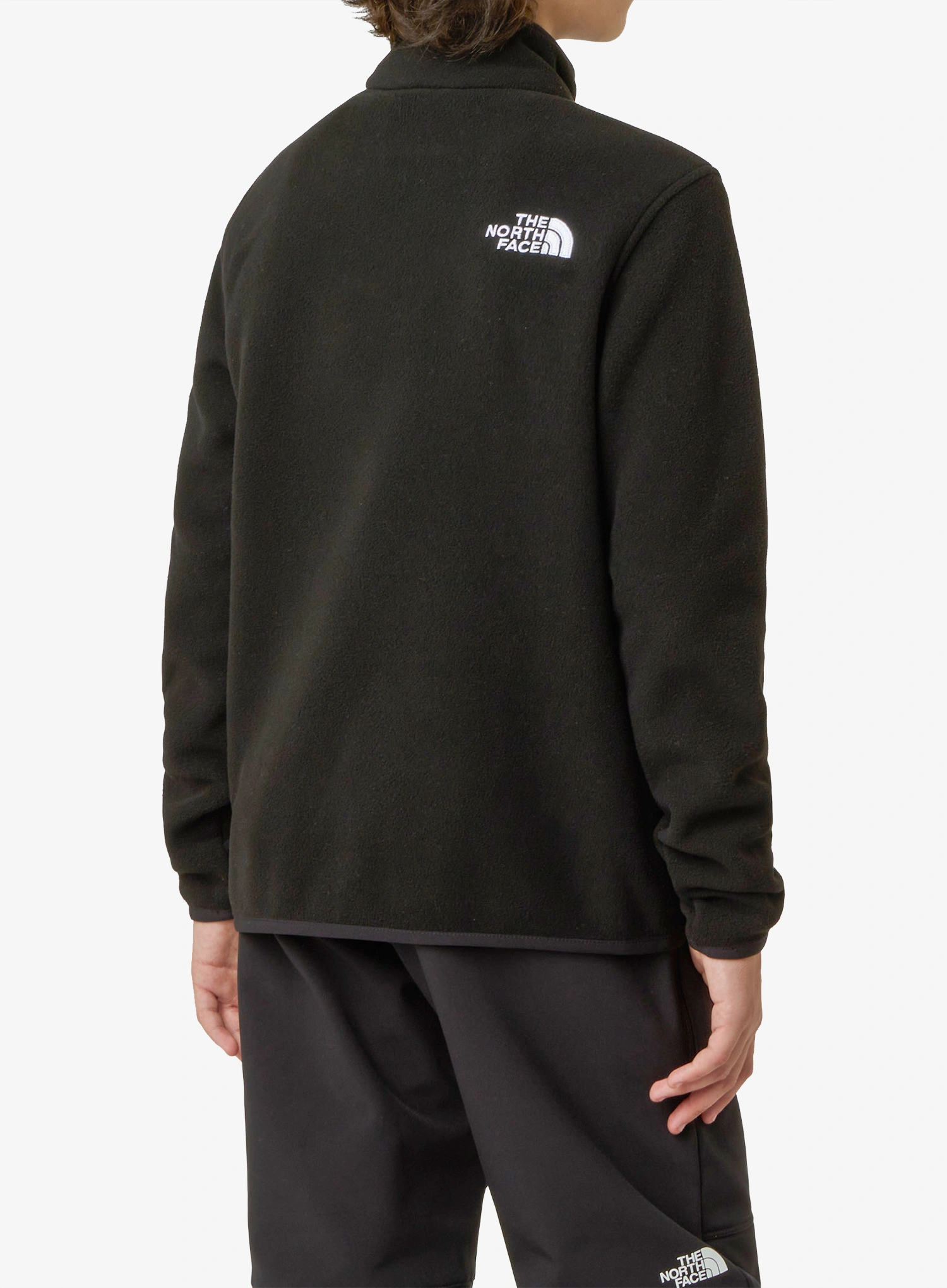 Mikina detská The North Face Glacier 1/4 Zip Pullover - tnf black
